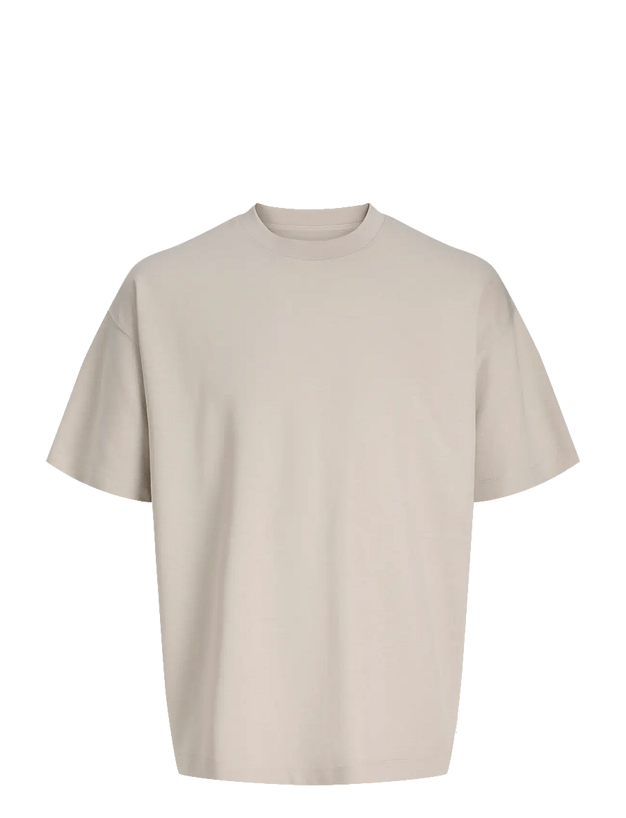Jack & Jones - JJEBARRON TEE SS O-NECK NOOS - kortærmede t-shirts - moonbeam - 1