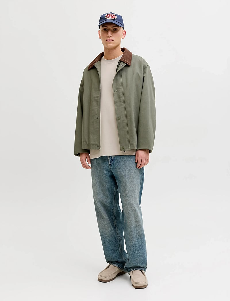 Jack & Jones - JJEBARRON TEE SS O-NECK NOOS - kurzärmelig - moonbeam - 3
