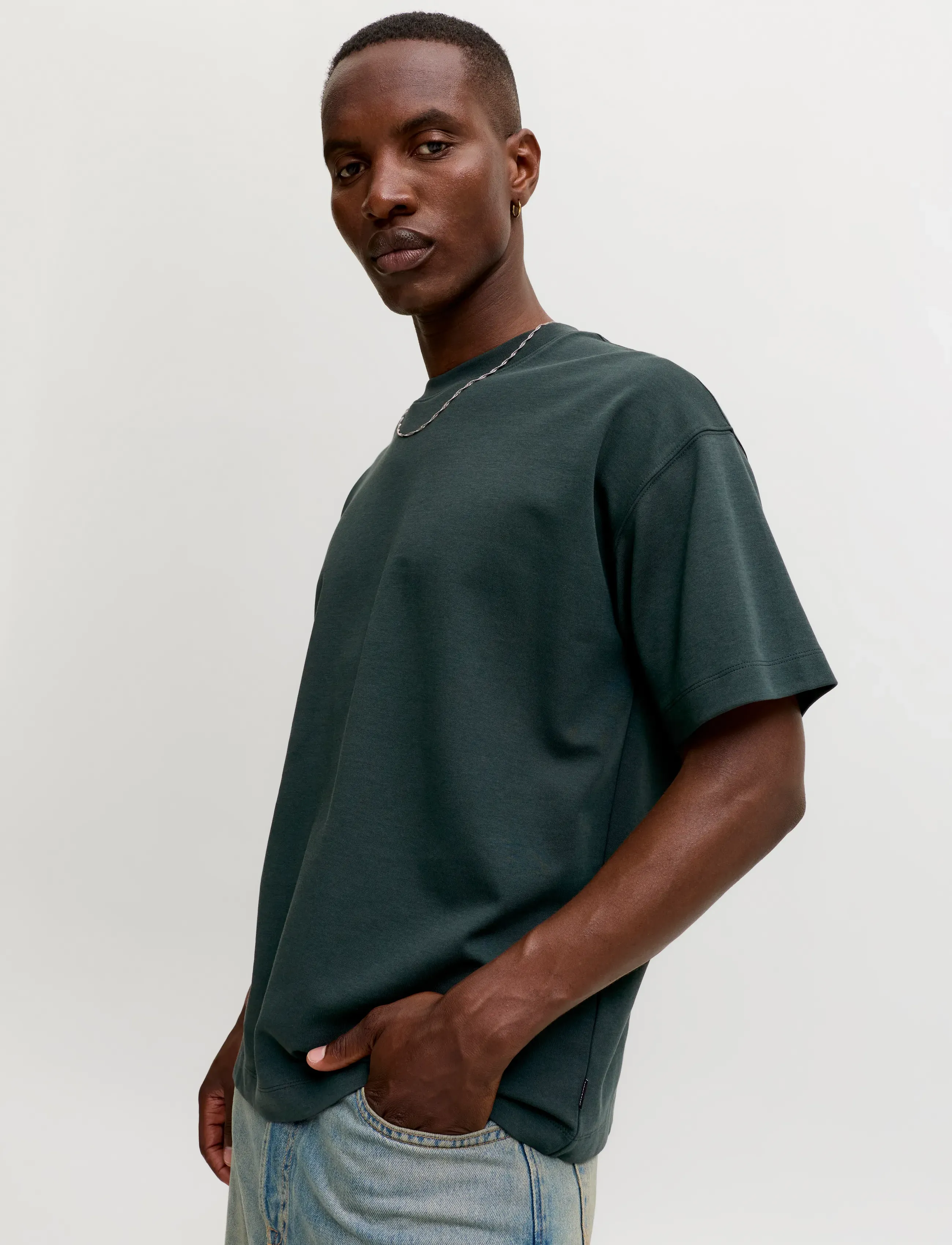 JACK & JONES Jjebarron Tee Ss O-Neck Noos t-shirts - bas herr – bild 5
