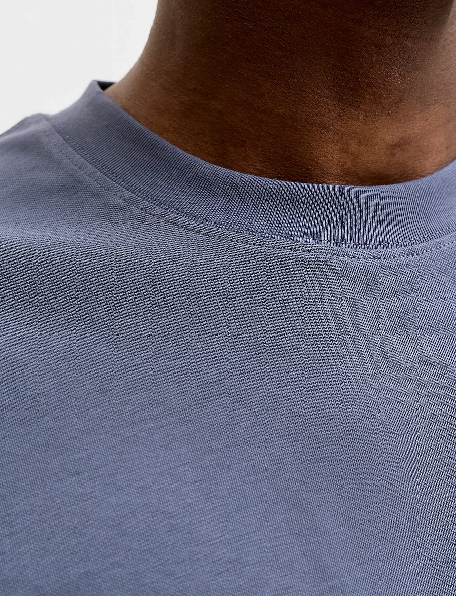 Jack & Jones - JJEBARRON TEE SS O-NECK NOOS - lühikeste varrukatega t-särgid - turbulence - 4