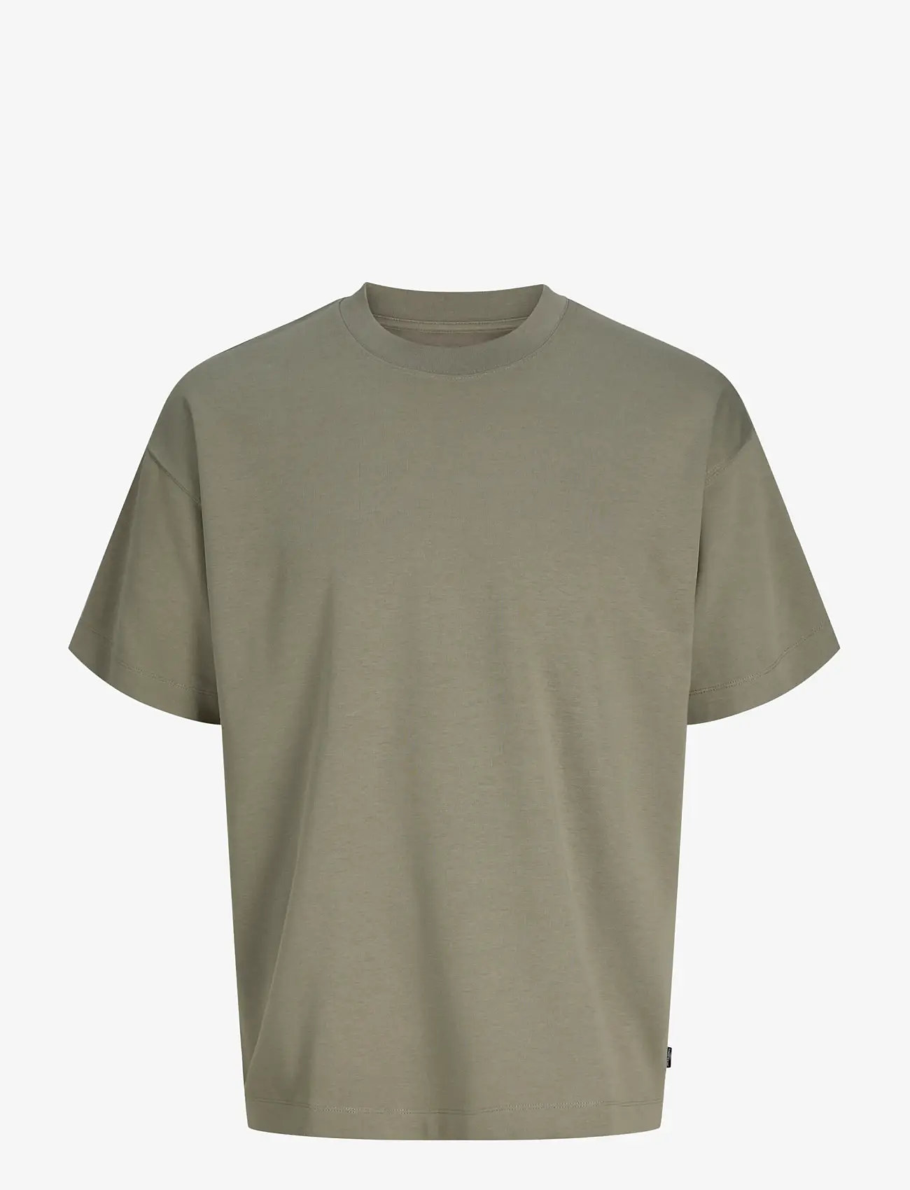 Jack & Jones - JJEBARRON TEE SS O-NECK NOOS - kortærmede t-shirts - vetiver - 1
