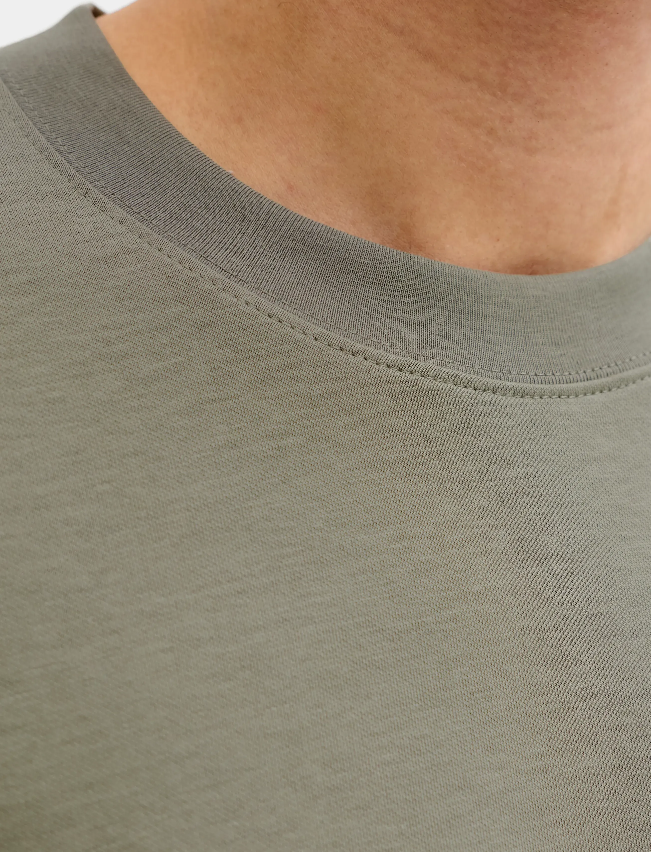 Jack & Jones - JJEBARRON TEE SS O-NECK NOOS - short-sleeved t-shirts - vetiver - 4