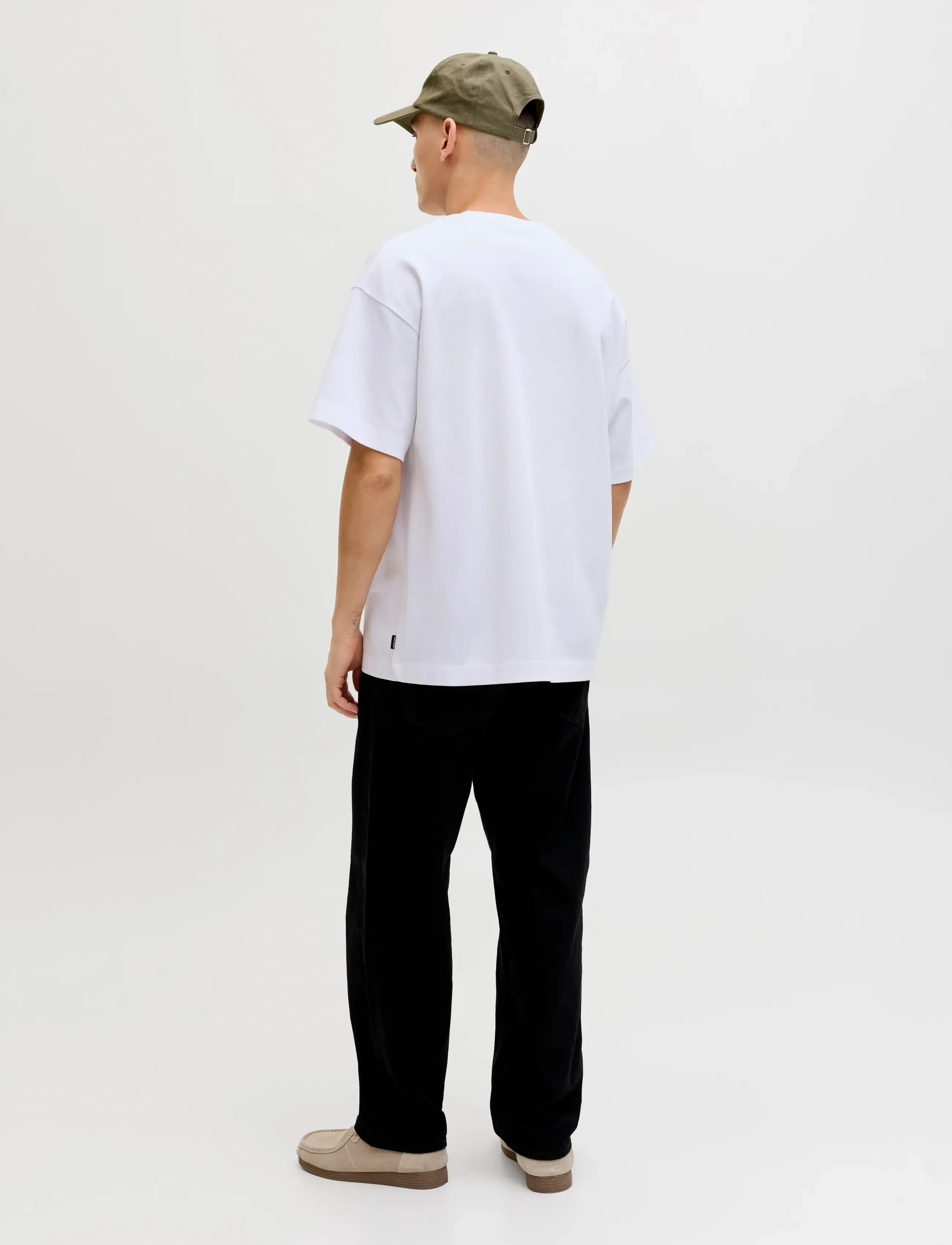 Jack & Jones - JJEBARRON TEE SS O-NECK NOOS - kortärmade t-shirts - white - 2