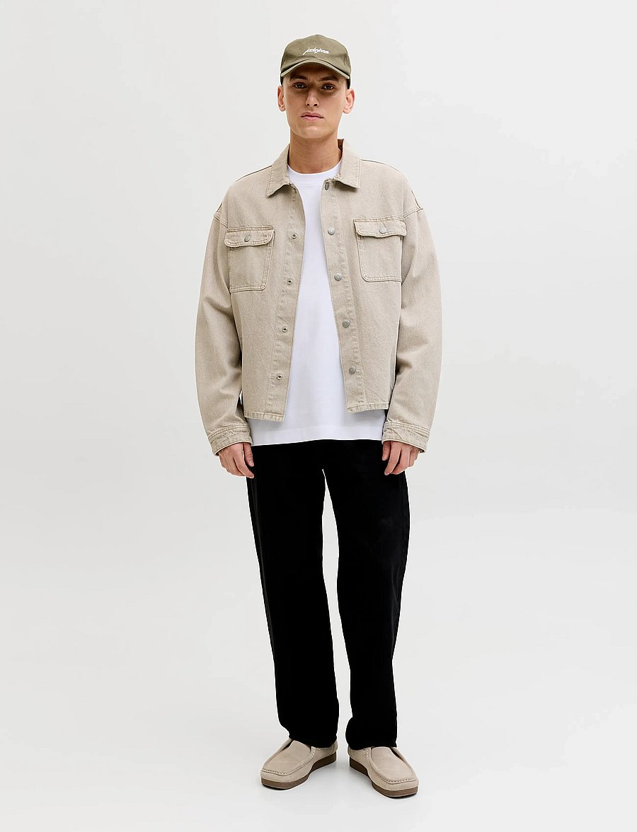 Jack & Jones - JJEBARRON TEE SS O-NECK NOOS - kortärmade t-shirts - white - 3