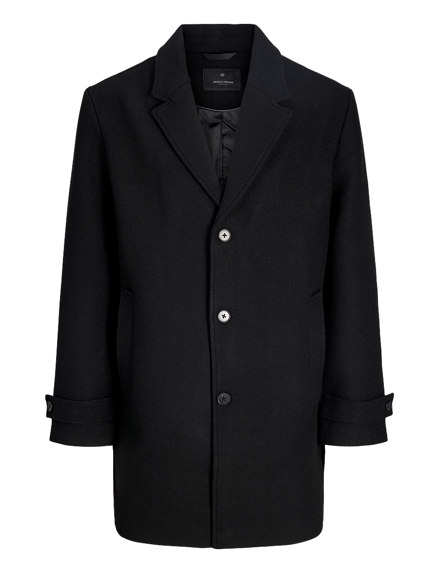 Jack & Jones - JPRBLAWALTER WOOL BLEND COAT SN - winterjacken - black - 0
