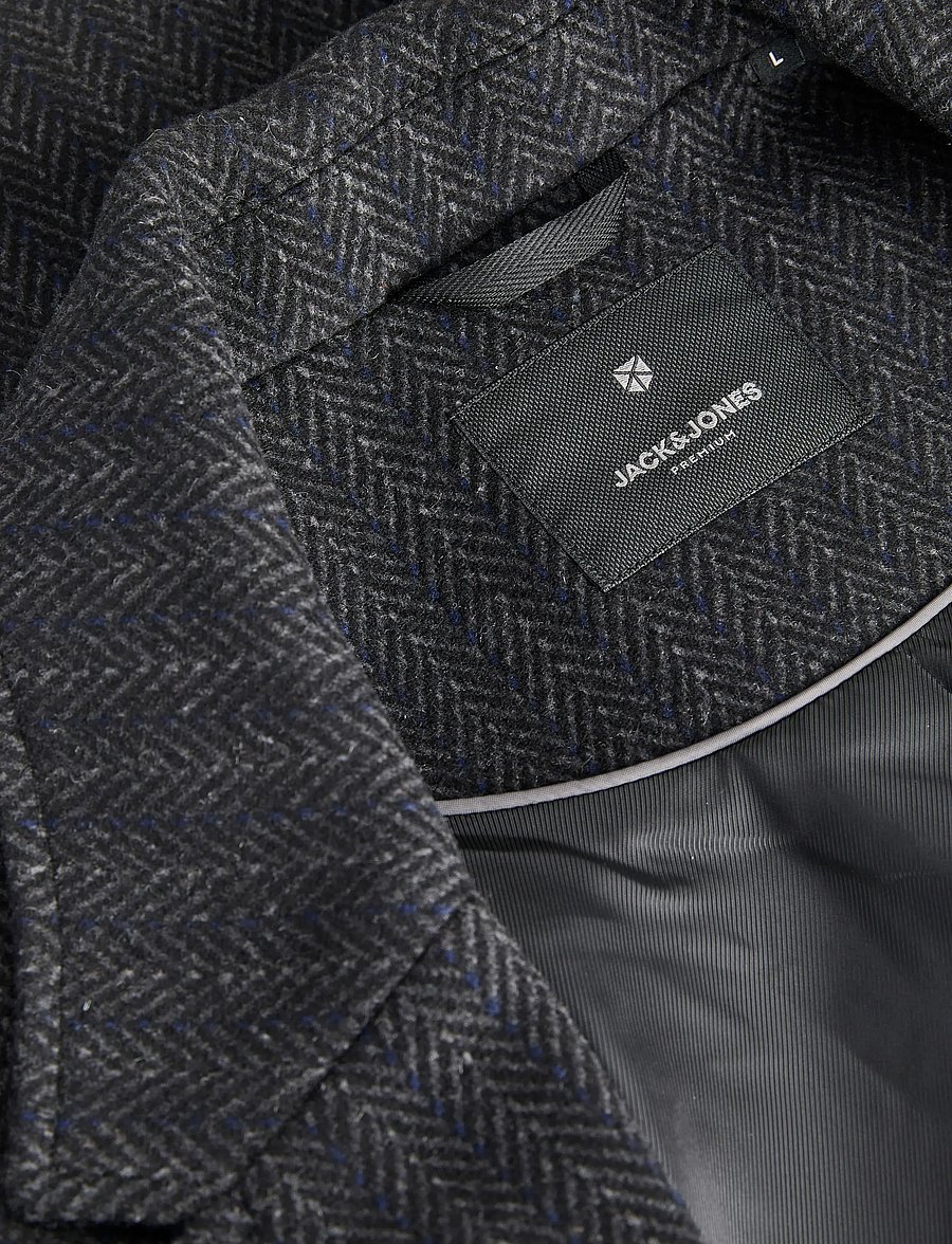 Jack & Jones - JPRBLAWALTER WOOL BLEND COAT SN - winterjacken - dark grey - 2