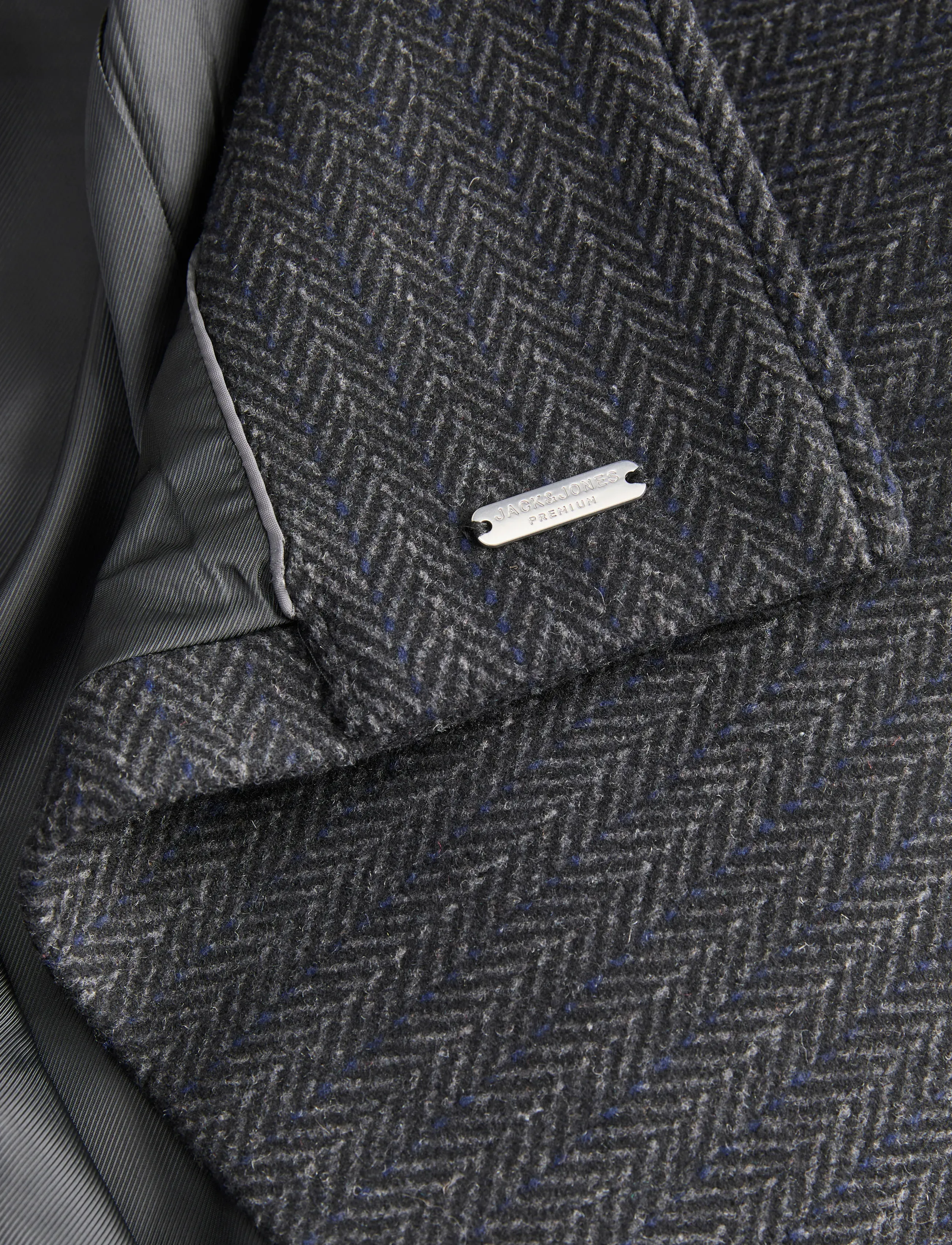 Jack & Jones - JPRBLAWALTER WOOL BLEND COAT SN - winterjacken - dark grey - 4