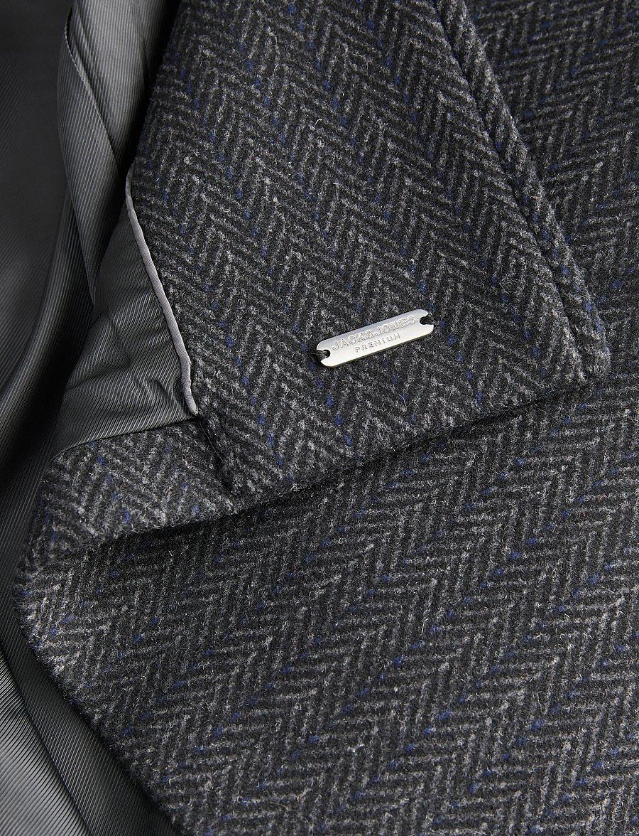 Jack & Jones - JPRBLAWALTER WOOL BLEND COAT SN - winterjacken - dark grey - 4