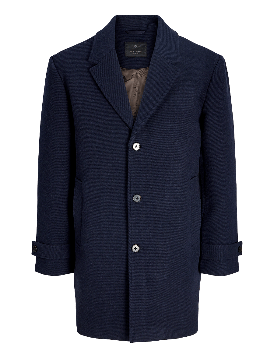 Jack & Jones - JPRBLAWALTER WOOL BLEND COAT SN - wool coats - dark navy - 0