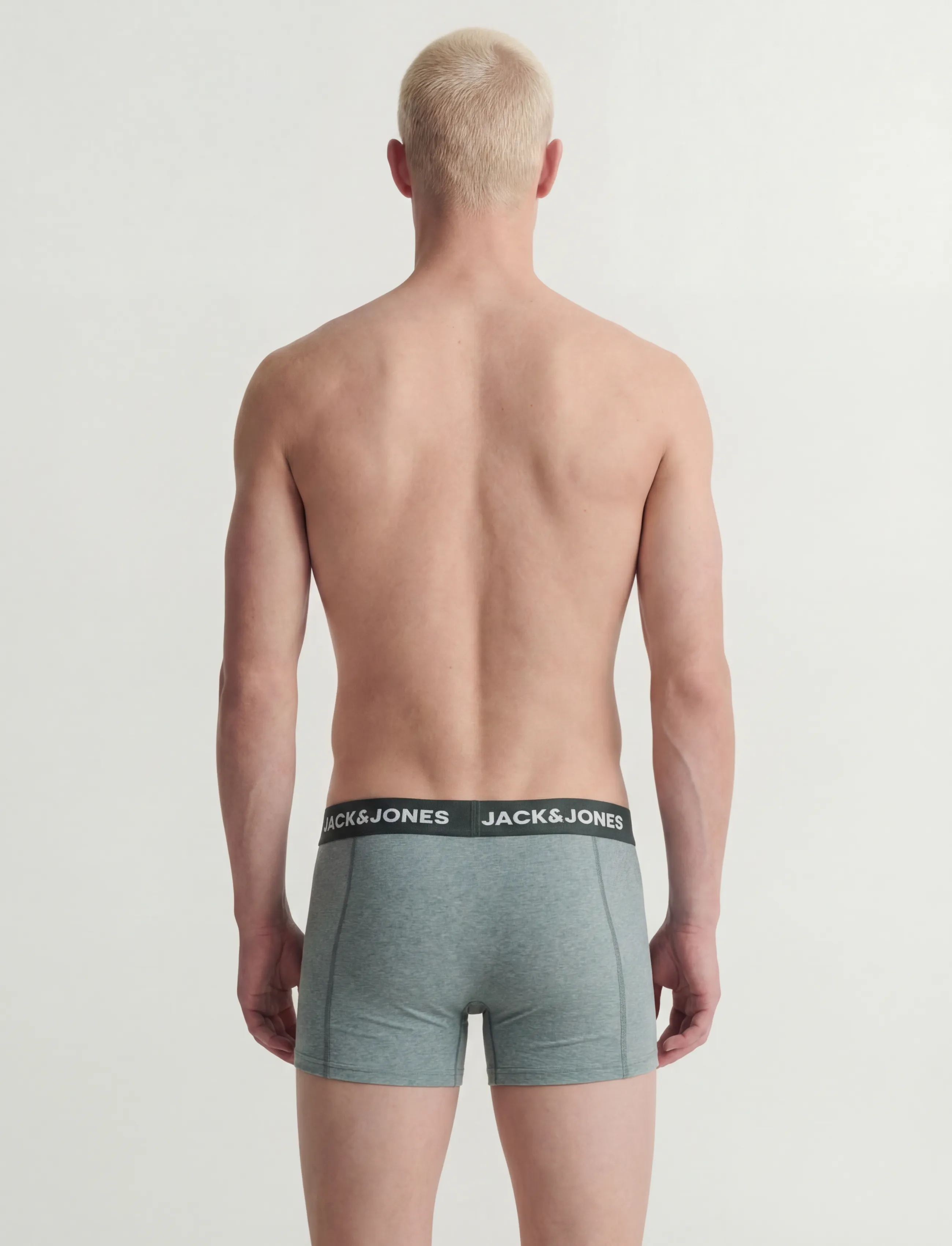 Jack & Jones - JACFAX TRUNKS 3 PACK SN - light green melange - 3