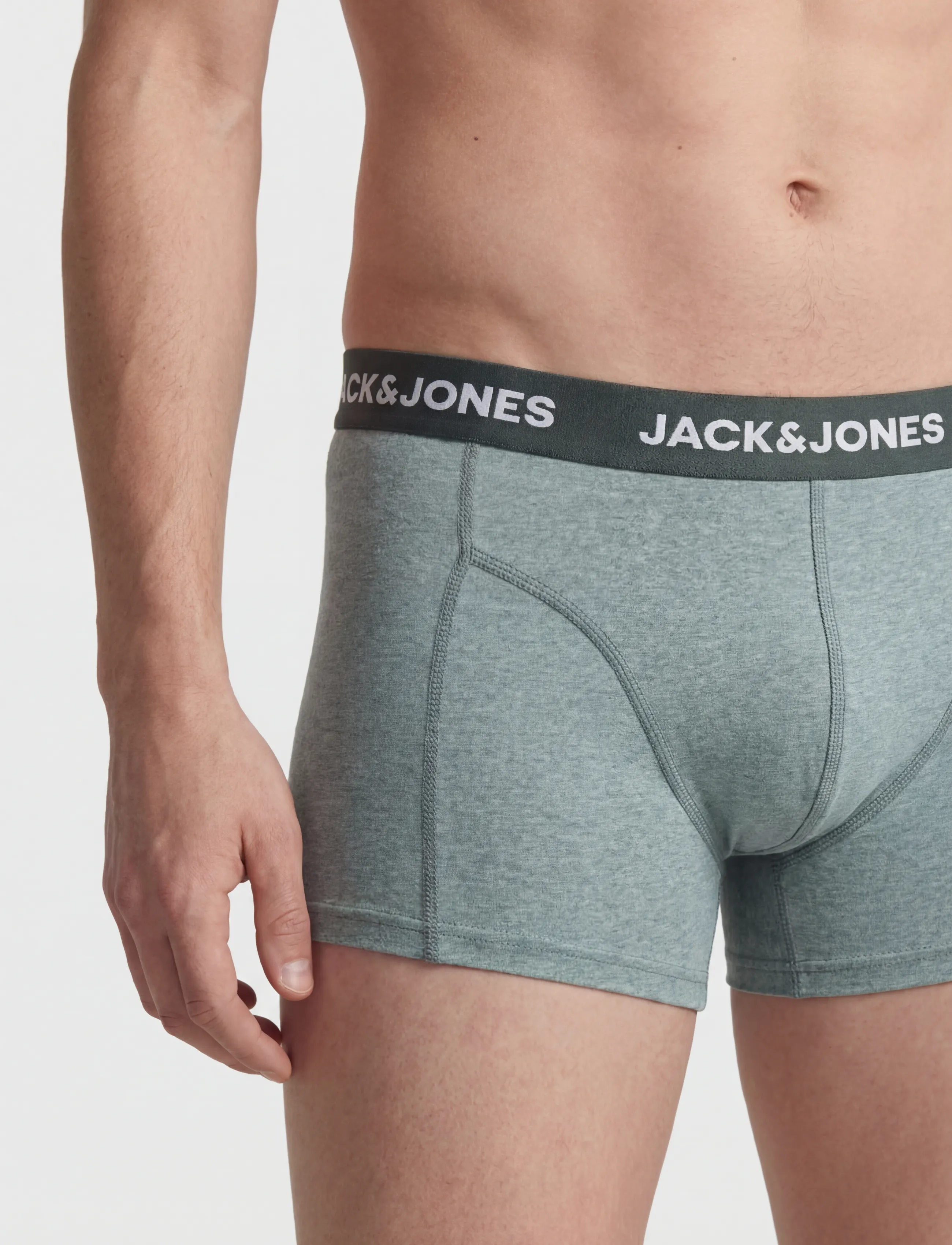 Jack & Jones - JACFAX TRUNKS 3 PACK SN - light green melange - 4