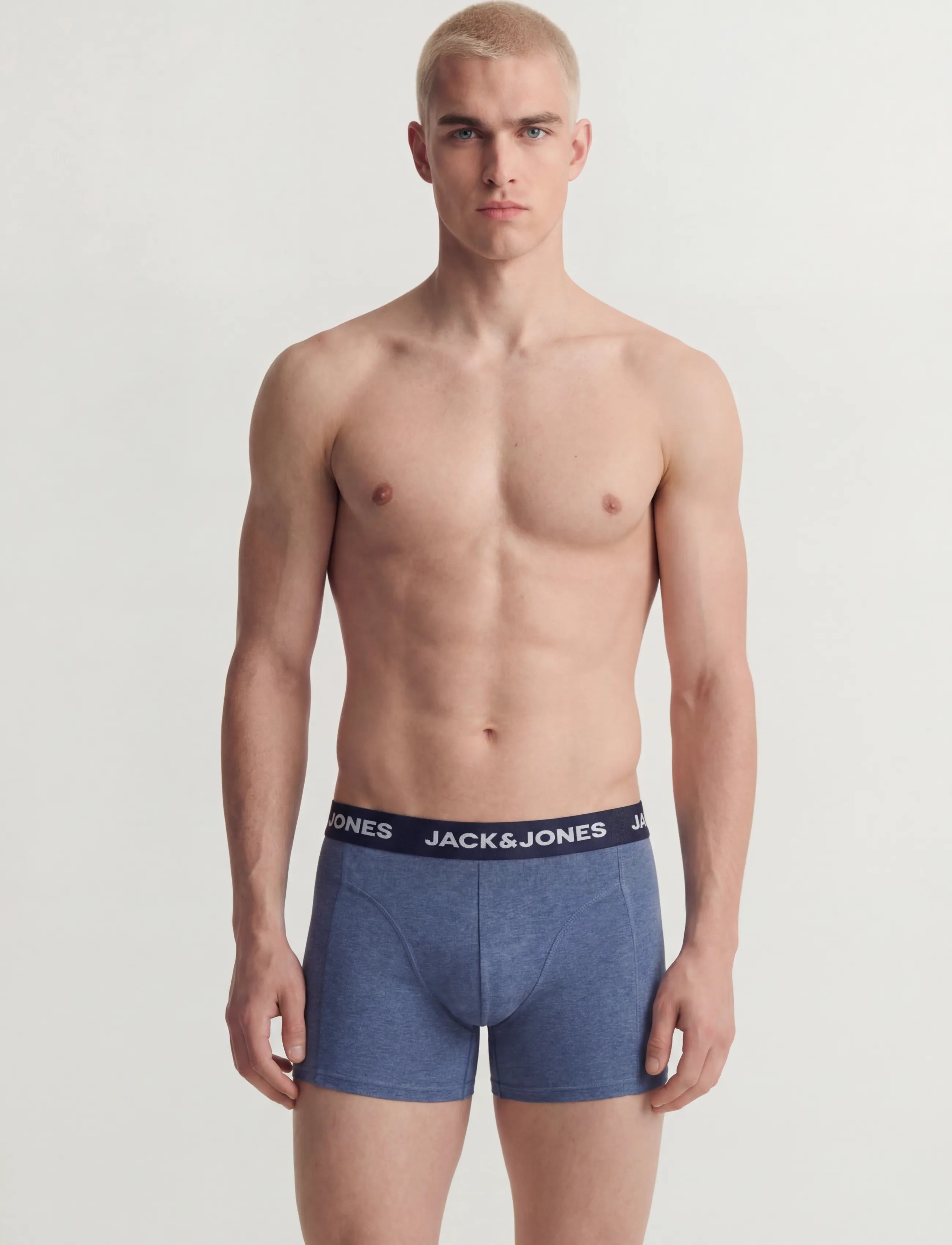 Jack & Jones Jacfax Trunks 3 Pack Sn, L, Underwear, Marineblau - Boxers, Männerswear