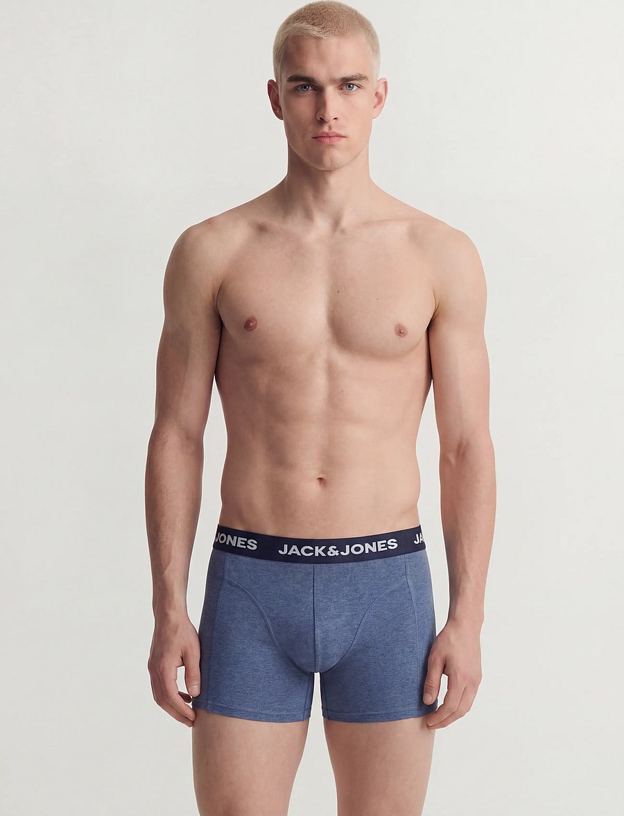 Jack & Jones - JACFAX TRUNKS 3 PACK SN - multipack underbukser - vintage indigo - 0