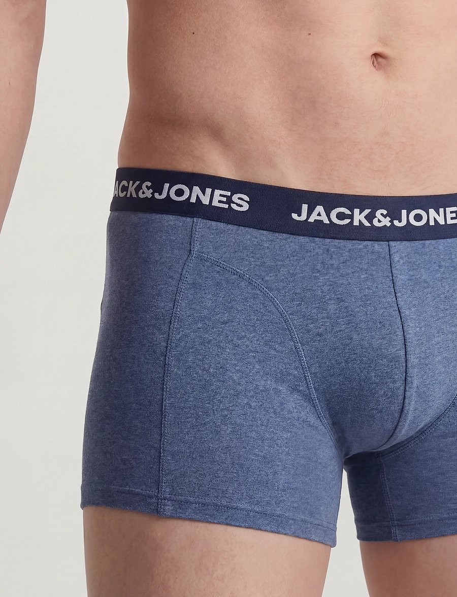 Jack & Jones - JACFAX TRUNKS 3 PACK SN - multipack underbukser - vintage indigo - 4