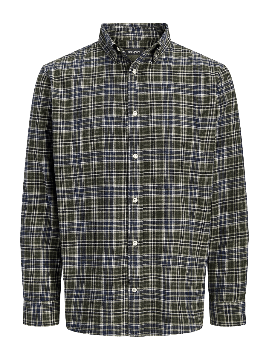 Jack & Jones - JJEFIELD CHECK SHIRT LS SN - flannel-skjorter - rosin - 1