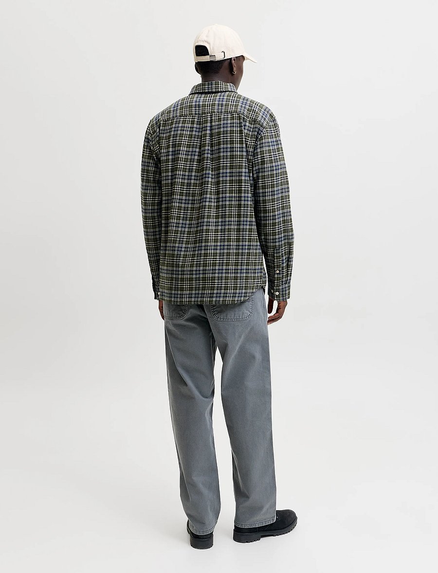 Jack & Jones - JJEFIELD CHECK SHIRT LS SN - flannel-skjorter - rosin - 2