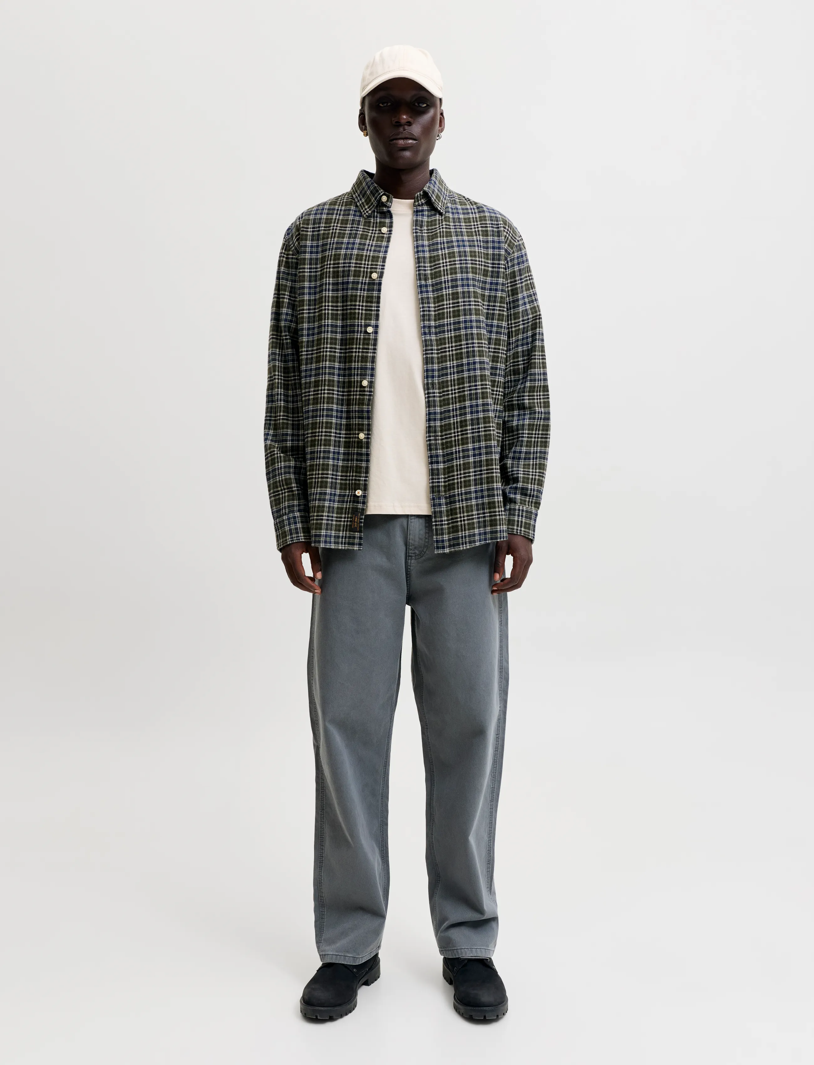 Jack & Jones - JJEFIELD CHECK SHIRT LS SN - rosin - 3