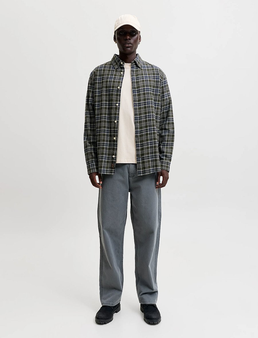 Jack & Jones - JJEFIELD CHECK SHIRT LS SN - flannel-skjorter - rosin - 3