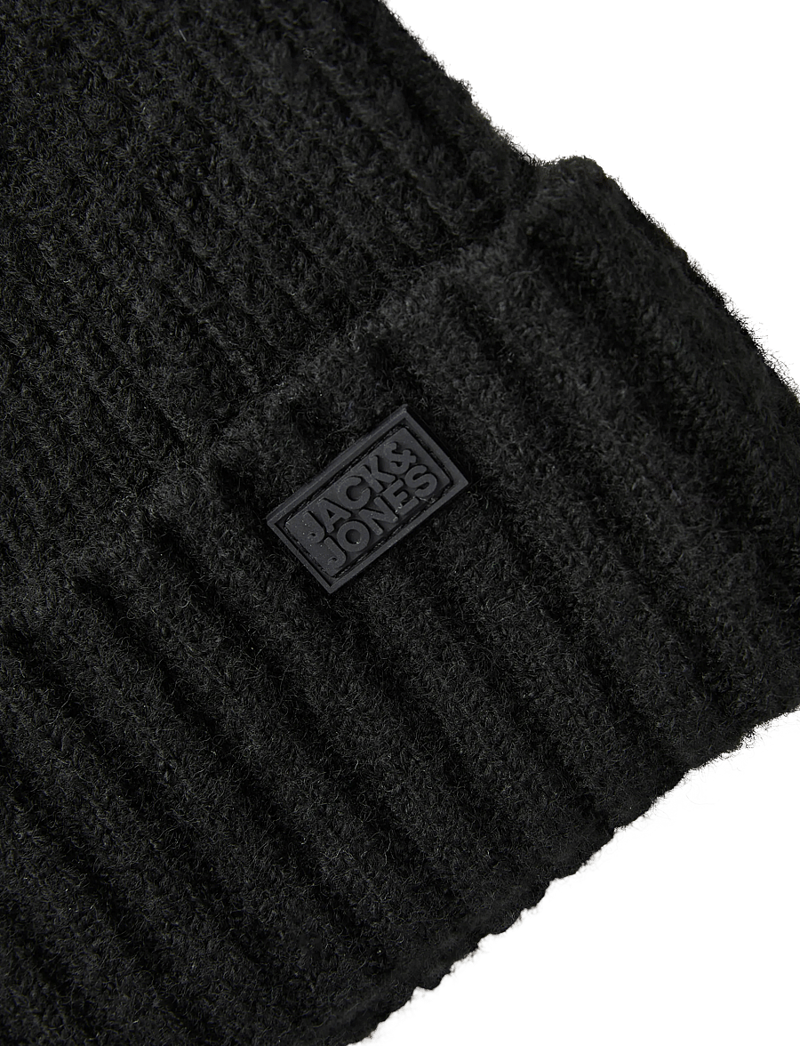 Jack & Jones - JACRUSH BEANIE BTW - kollektsioonid - black - 1