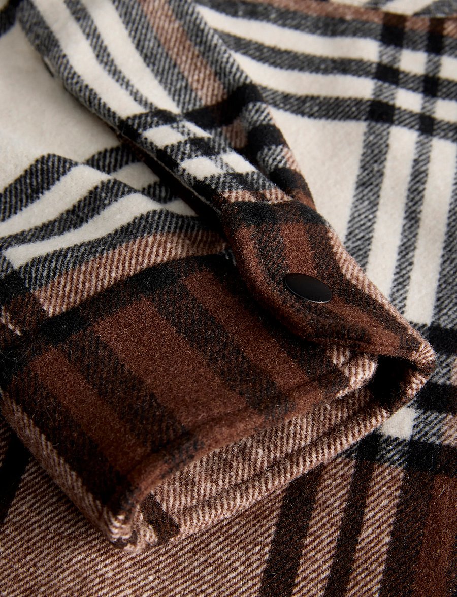 Jack & Jones - JJZAC TEDDY SHIRT JACKET LS - hybridjakker - cocoa - 2