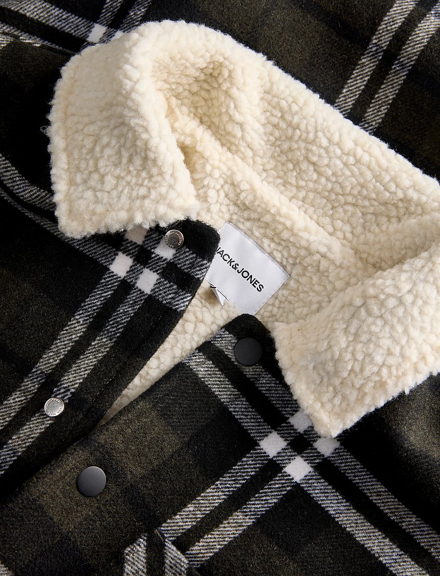 Jack & Jones - JJZAC TEDDY SHIRT JACKET LS - hybridjakker - rosin - 2