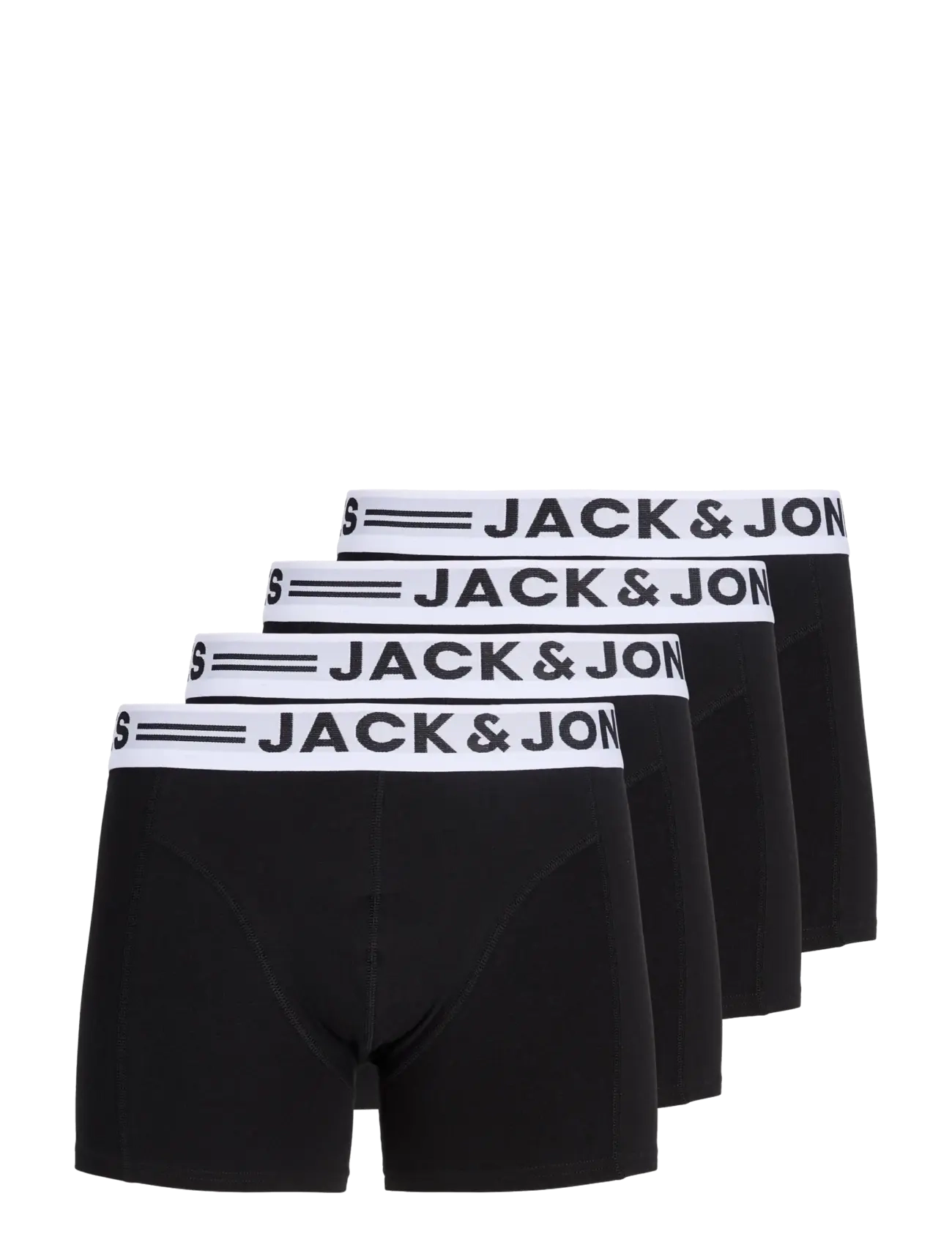 Jack & Jones JACSENSE TRUNKS 5 PACK NOOS - Kalsonger - BLACK / black
