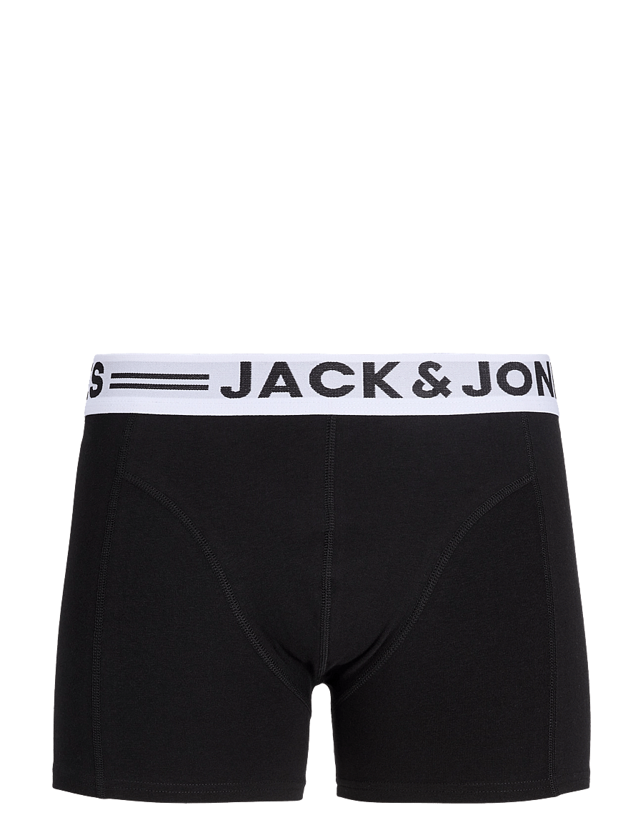 Jack & Jones - JACSENSE TRUNKS 5 PACK NOOS - multipack kalsonger - black - 2