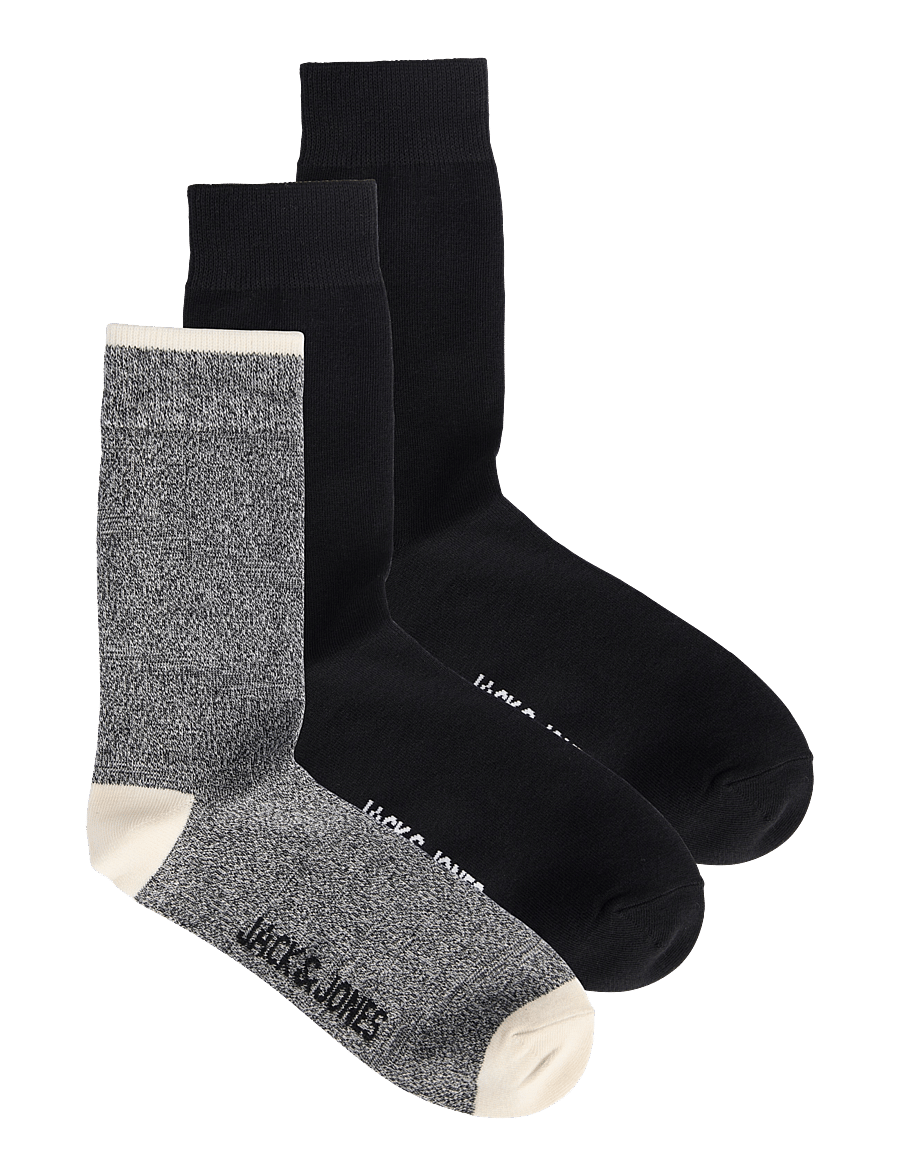 Jack & Jones - JACRIDER SOCKS 3 PACK SN - tennissocken - black - 0
