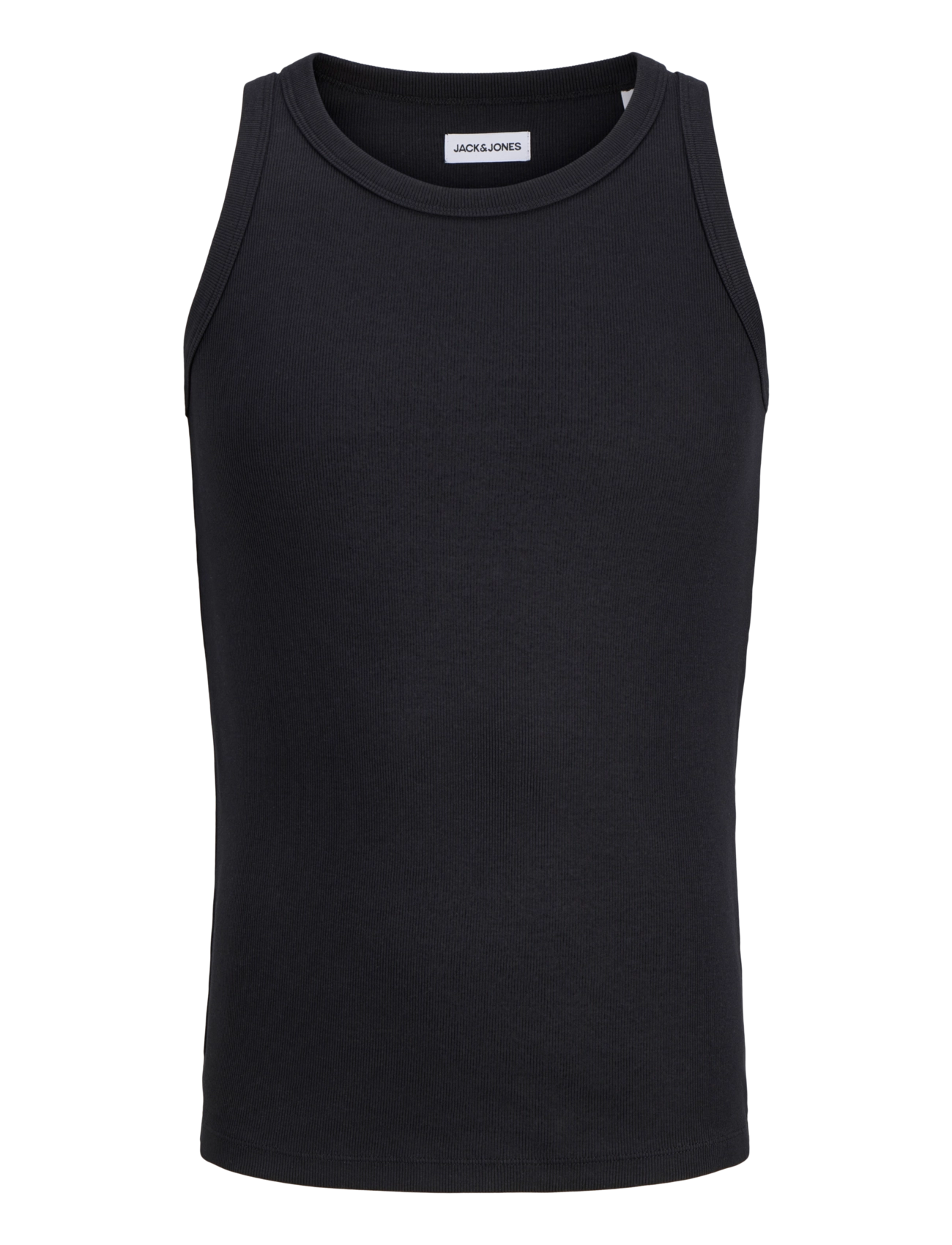 Jack & Jones - JJEORGANIC RIB TANK TOP SN - knitted vests - black - 1