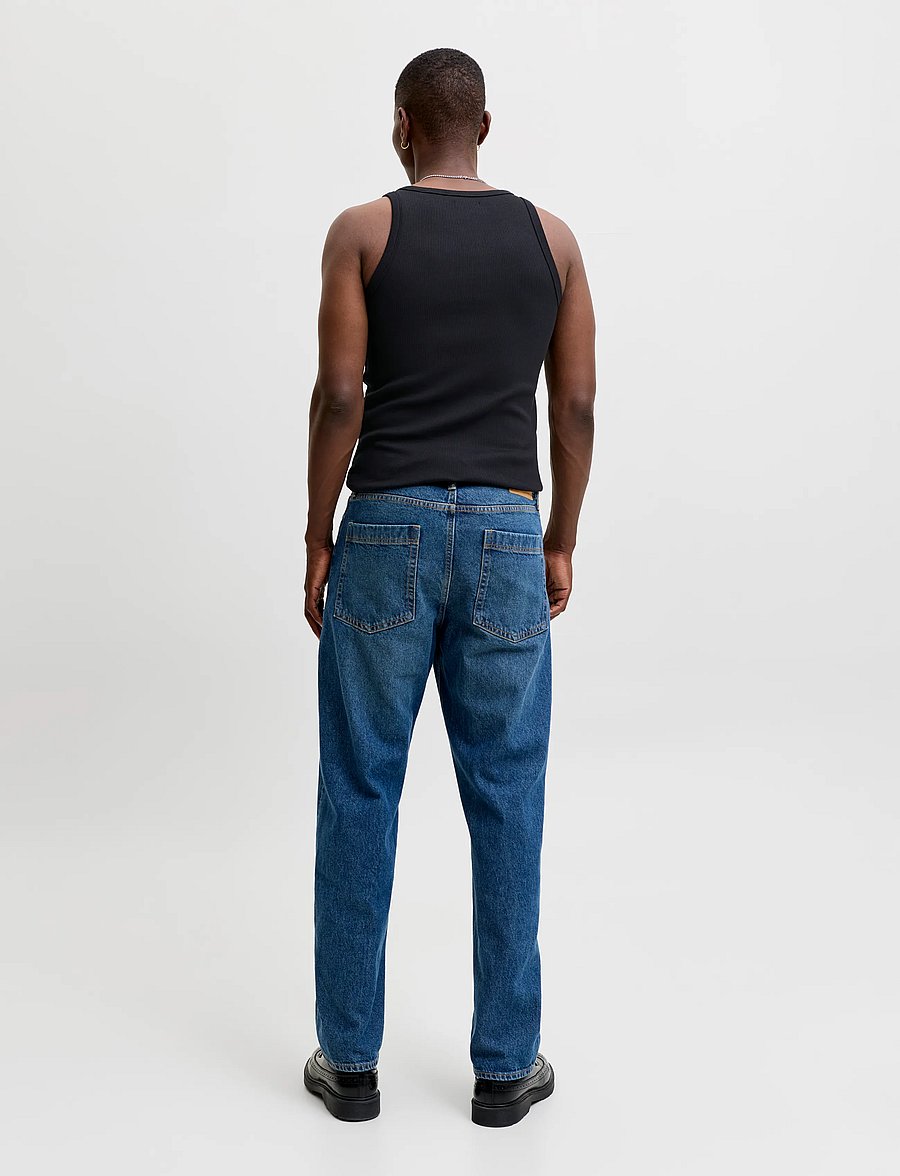 Jack & Jones - JJEORGANIC RIB TANK TOP SN - strickwesten - black - 2