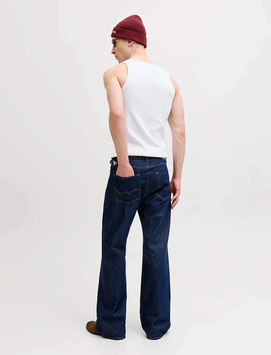 Jack & Jones - JJEORGANIC RIB TANK TOP SN - strickwesten - bright white - 2