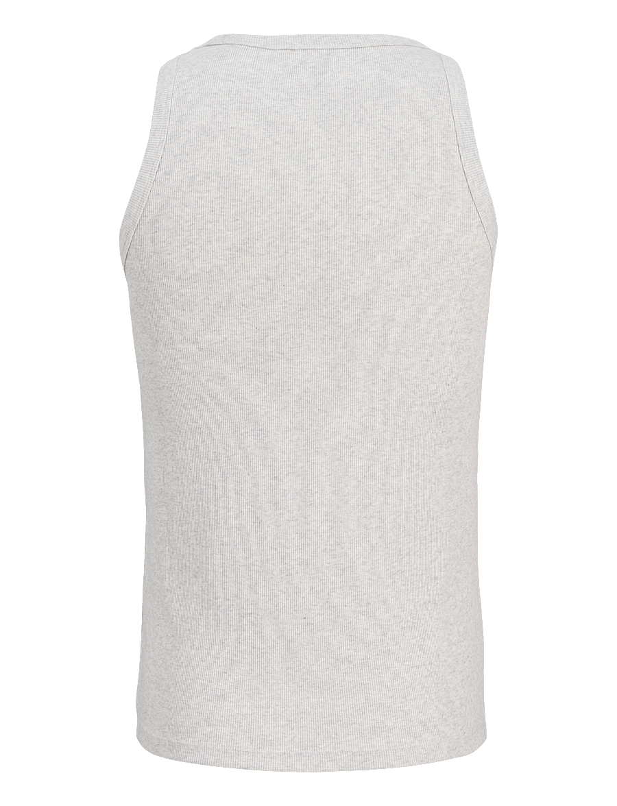 Jack & Jones - JJEORGANIC RIB TANK TOP SN - strickwesten - white melange - 2