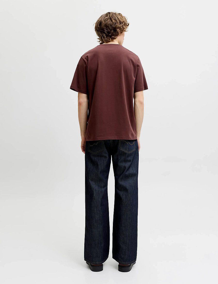 Jack & Jones - JJELOGO TEE SS O-NECK 2 COL AW26 SN - lühikeste varrukatega t-särgid - bitter chocolate - 2