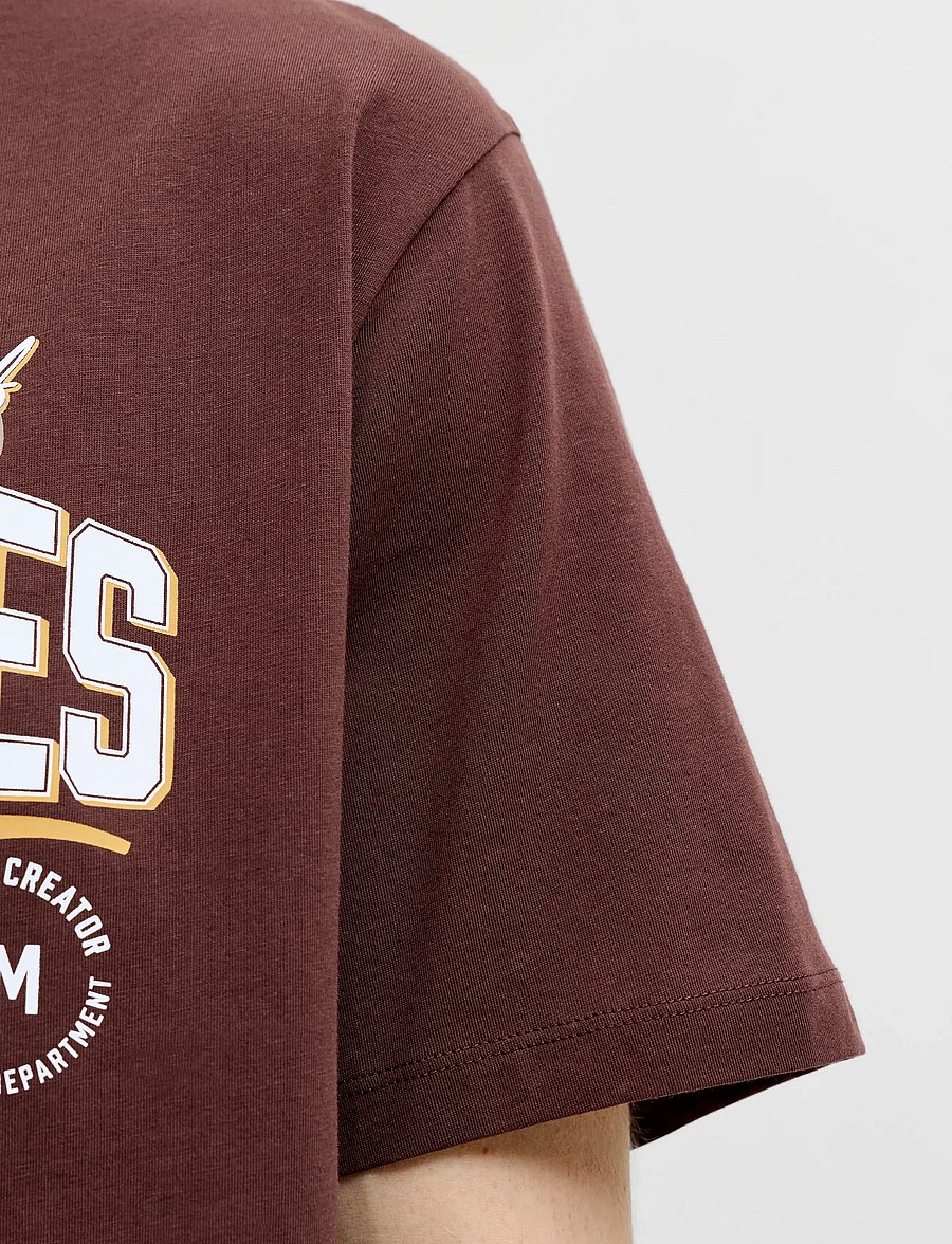 Jack & Jones - JJELOGO TEE SS O-NECK 2 COL AW26 SN - lühikeste varrukatega t-särgid - bitter chocolate - 4