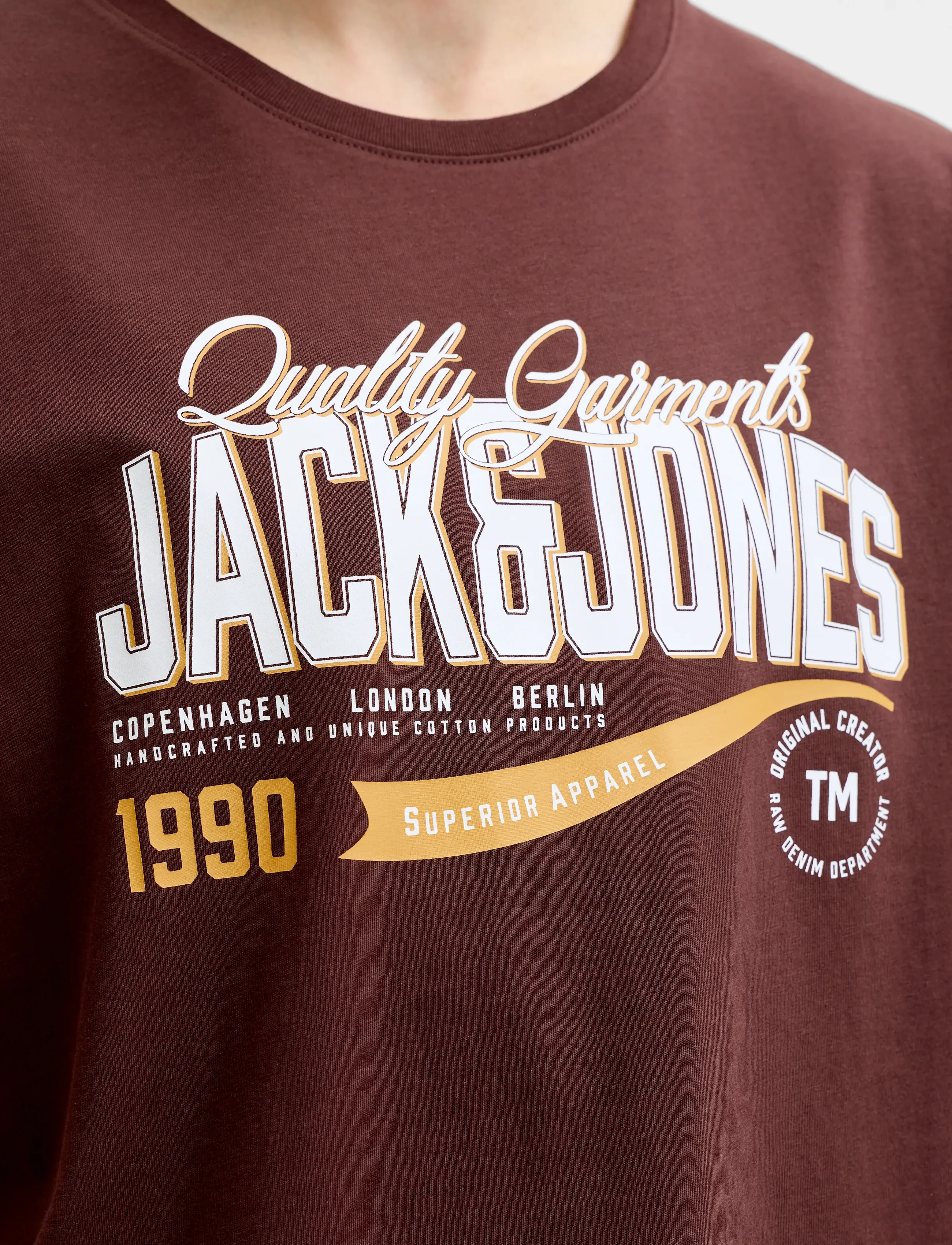 JACK & JONES Jjelogo Tee Ss O-Neck 2 Col Aw26 Sn t-shirts med tryck herr – bild 6