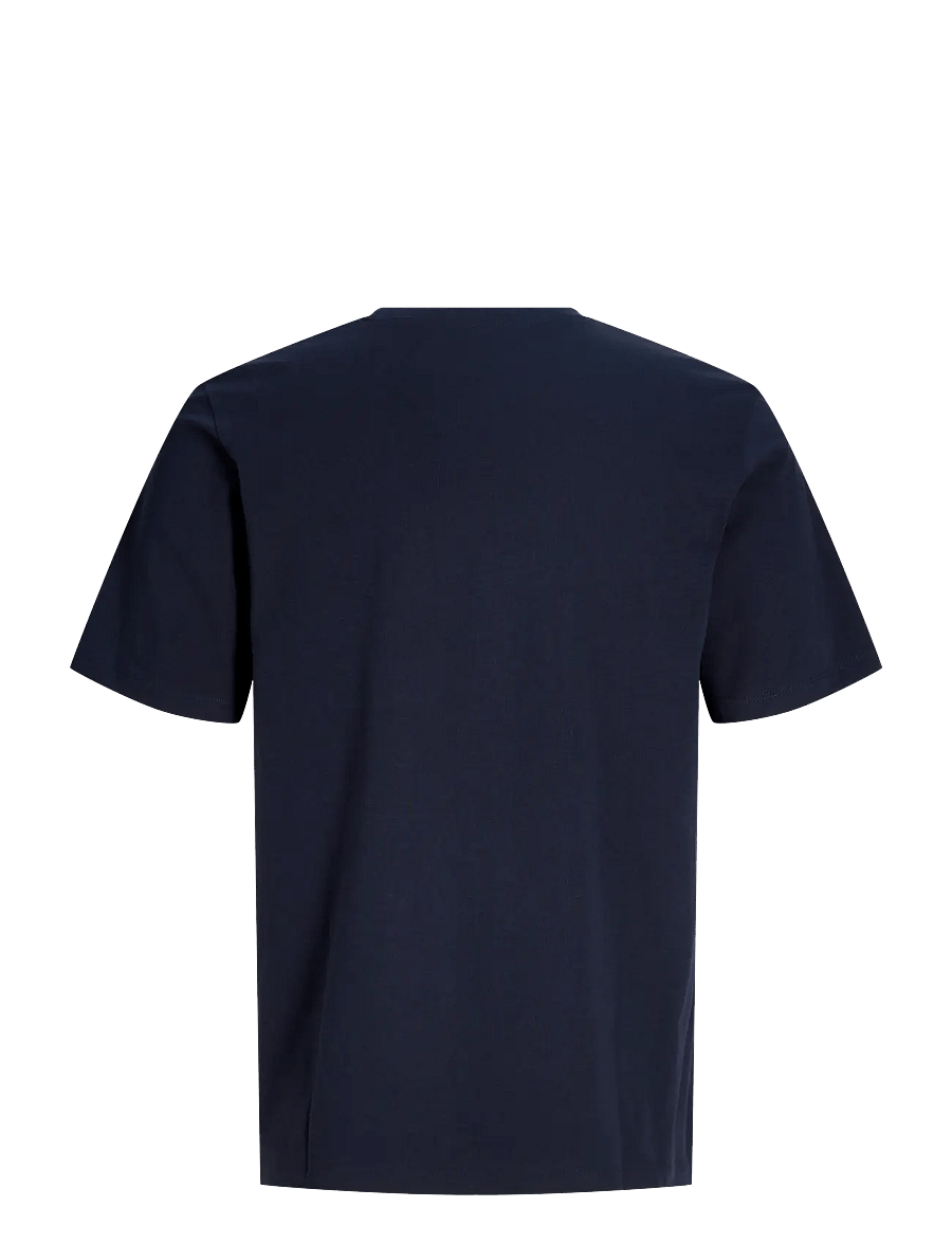Jack & Jones - JJELOGO TEE SS O-NECK 2 COL AW26 SN - kortærmede t-shirts - navy blazer - 2