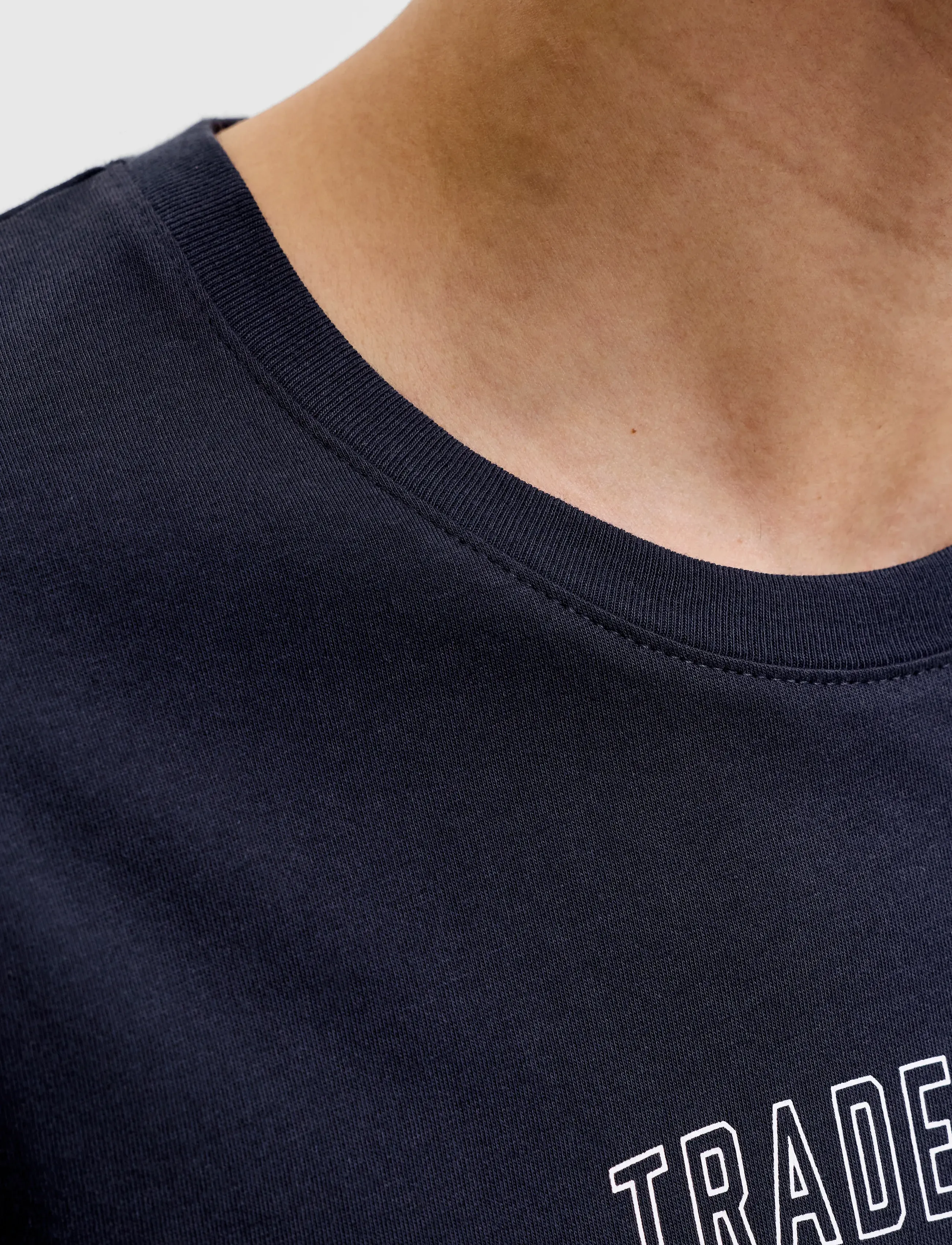 Jack & Jones - JJELOGO TEE SS O-NECK 2 COL AW26 SN - kortærmede t-shirts - navy blazer - 5