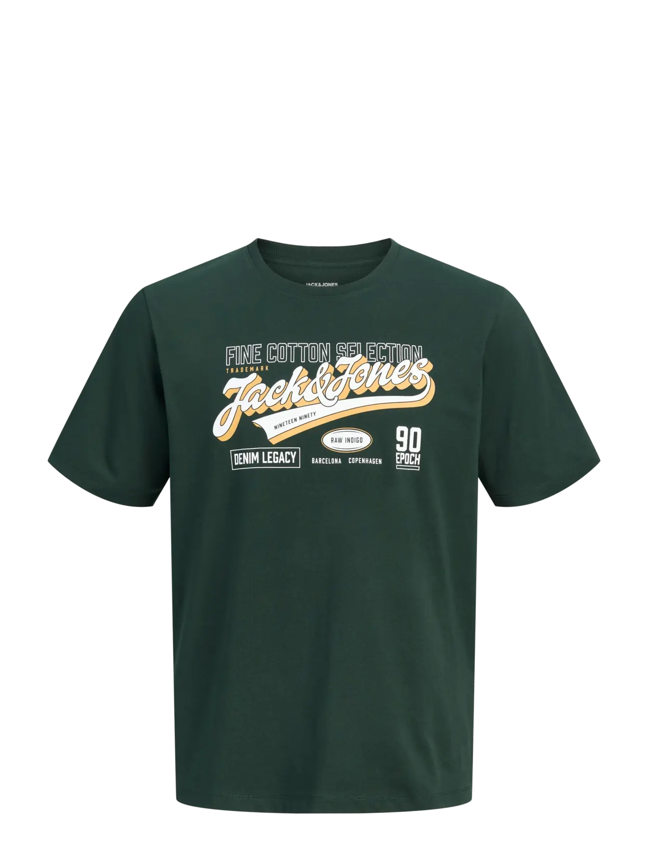 JACK & JONES Jjelogo Tee Ss O-Neck 2 Col Aw26 Sn Grün - XL - Herren