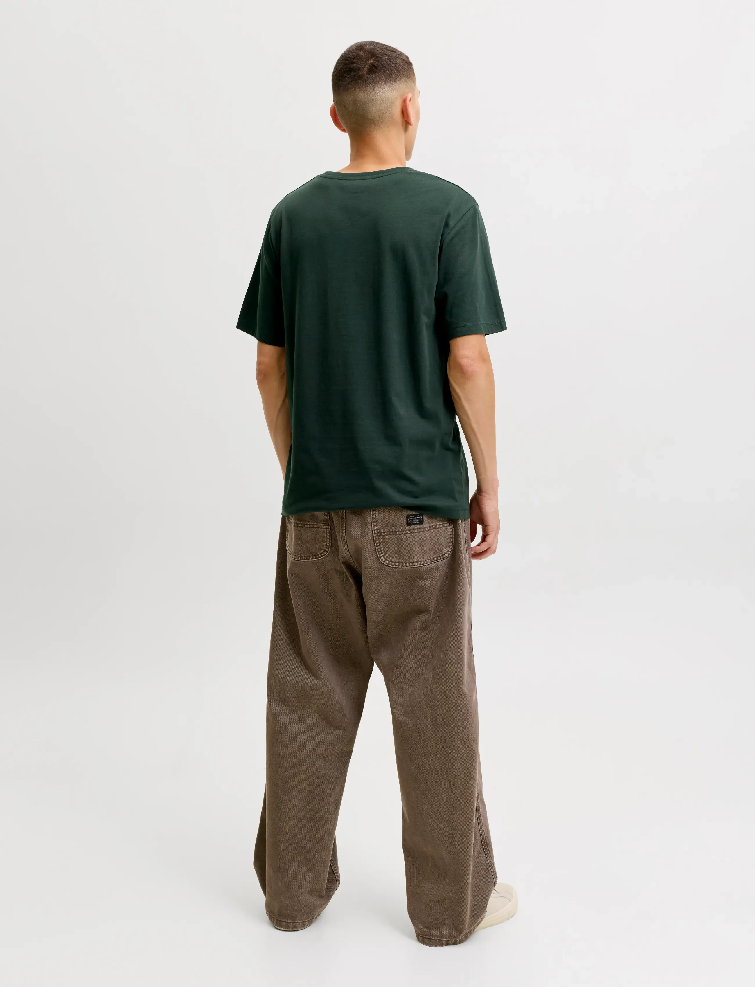 Jack & Jones - JJELOGO TEE SS O-NECK 2 COL AW26 SN - lühikeste varrukatega t-särgid - scarab - 2