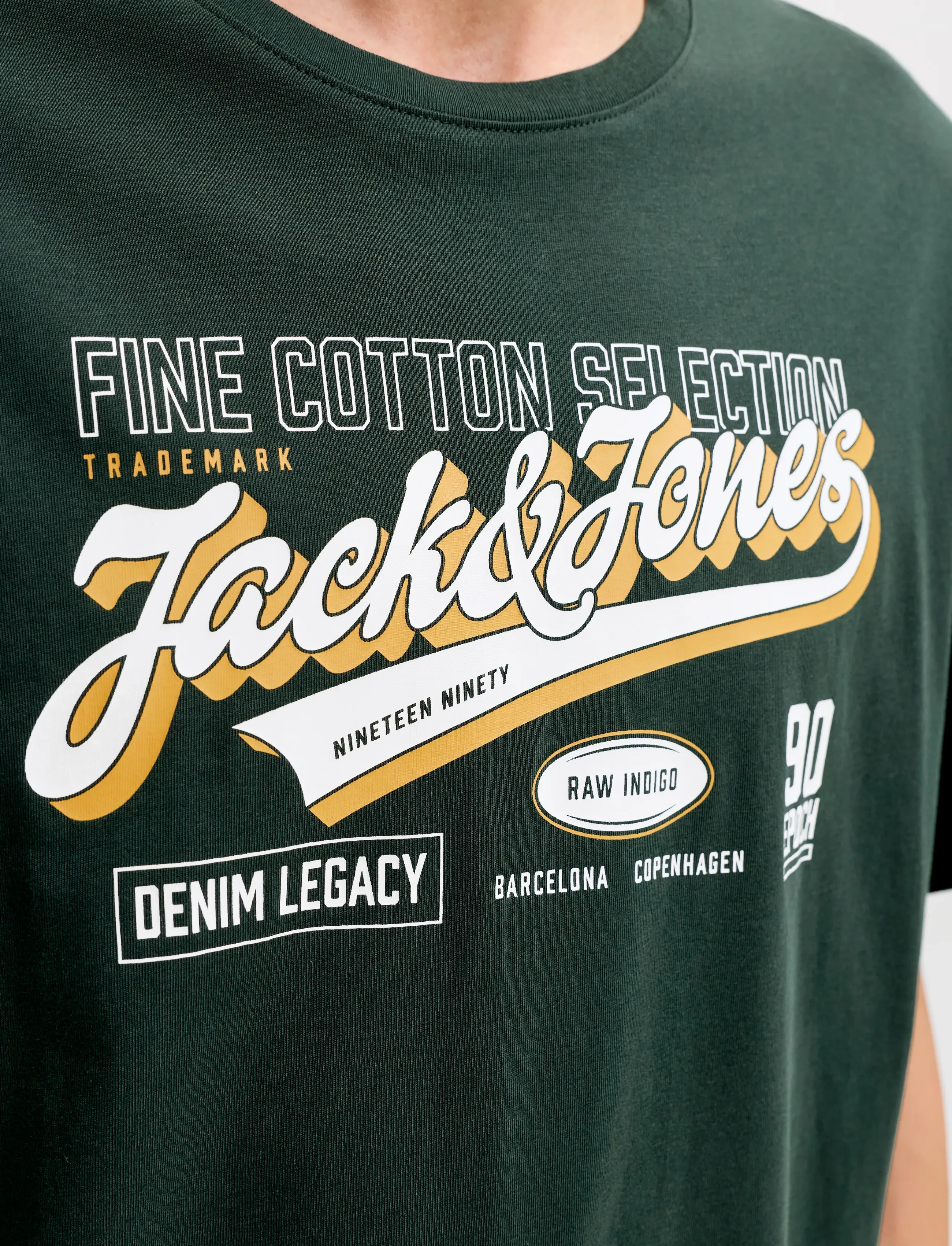 JACK & JONES Jjelogo Tee Ss O-Neck 2 Col Aw26 Sn t-shirts med tryck herr – bild 6