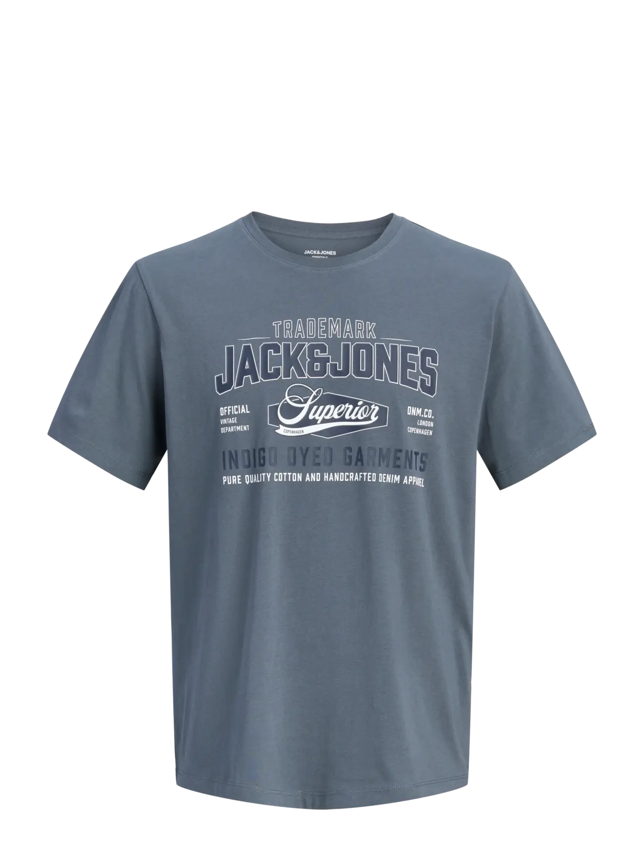 Jack & Jones - JJELOGO TEE SS O-NECK 2 COL AW26 SN - short-sleeved t-shirts - turbulence - 1