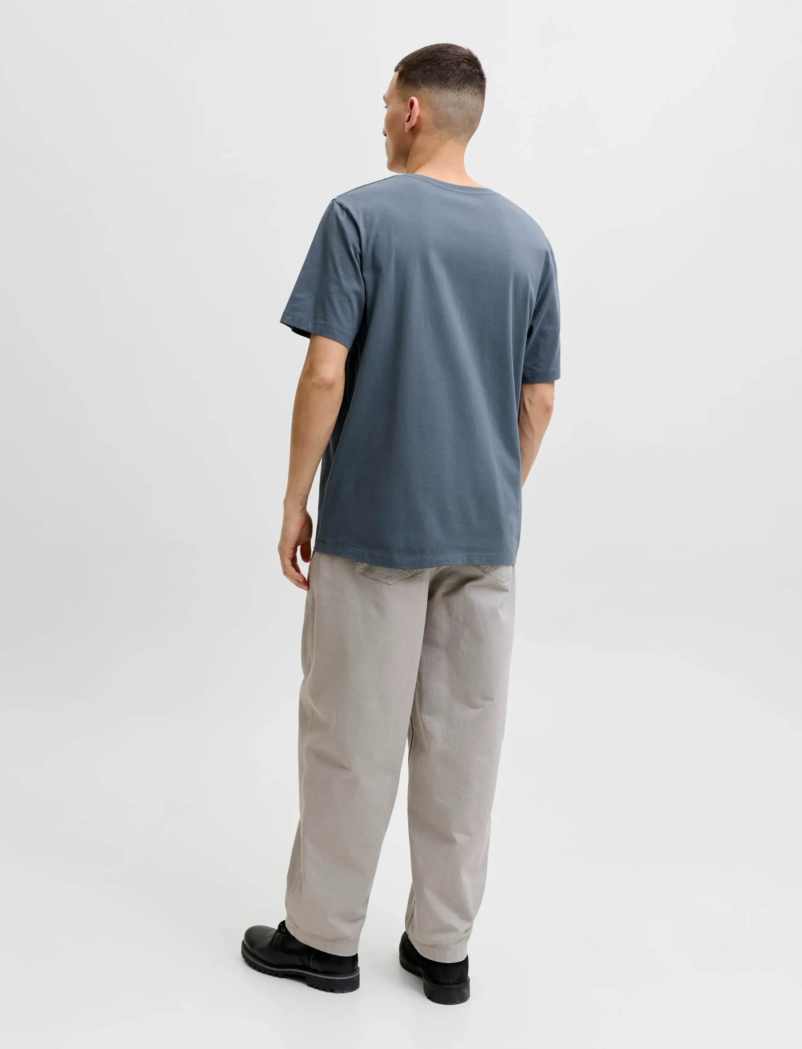 Jack & Jones - JJELOGO TEE SS O-NECK 2 COL AW26 SN - short-sleeved t-shirts - turbulence - 2