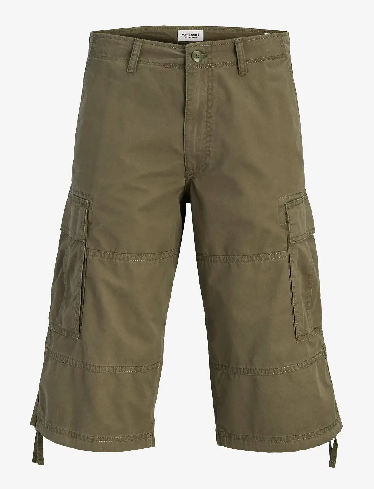 Jack & Jones - JPSTKARL FRANK CARGO LONG SHORTS XXLNG - cargo shorts - olive night - 0