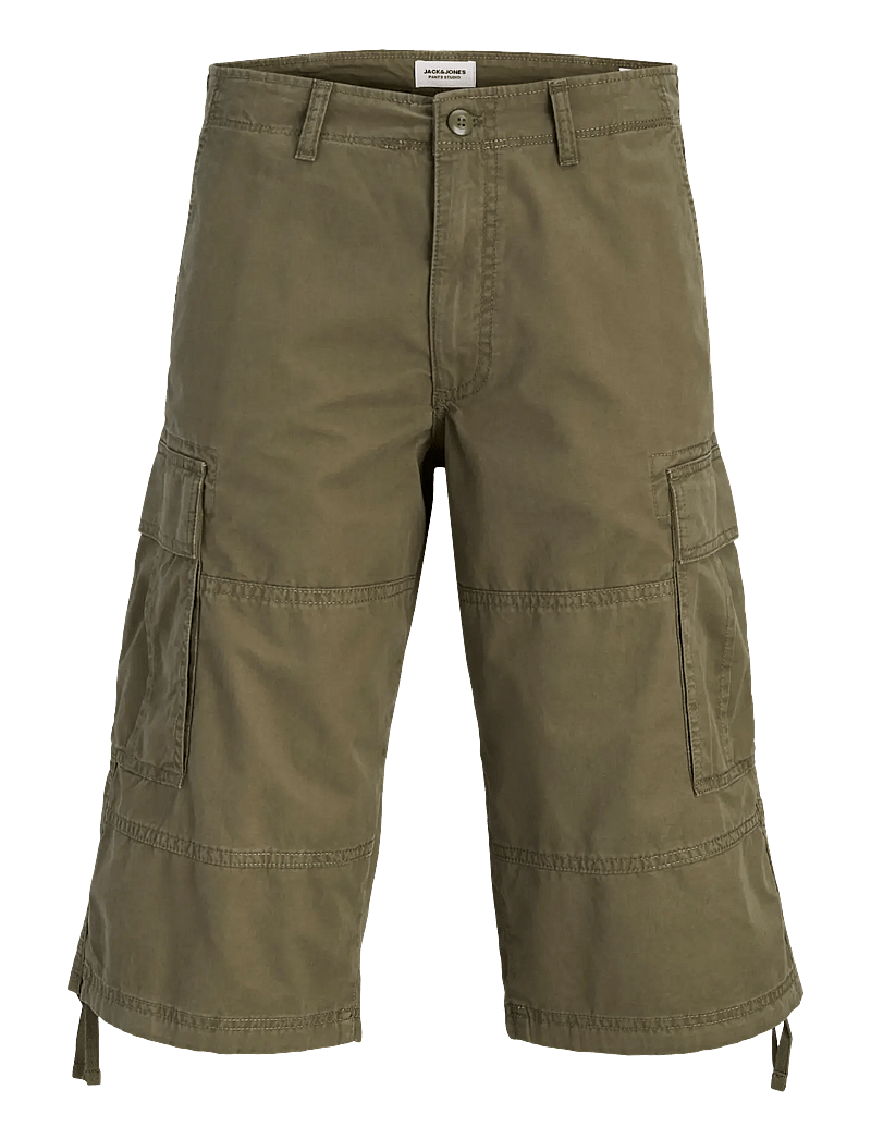 Jack & Jones - JPSTKARL FRANK CARGO LONG SHORTS XXLNG - cargo shorts - olive night - 0
