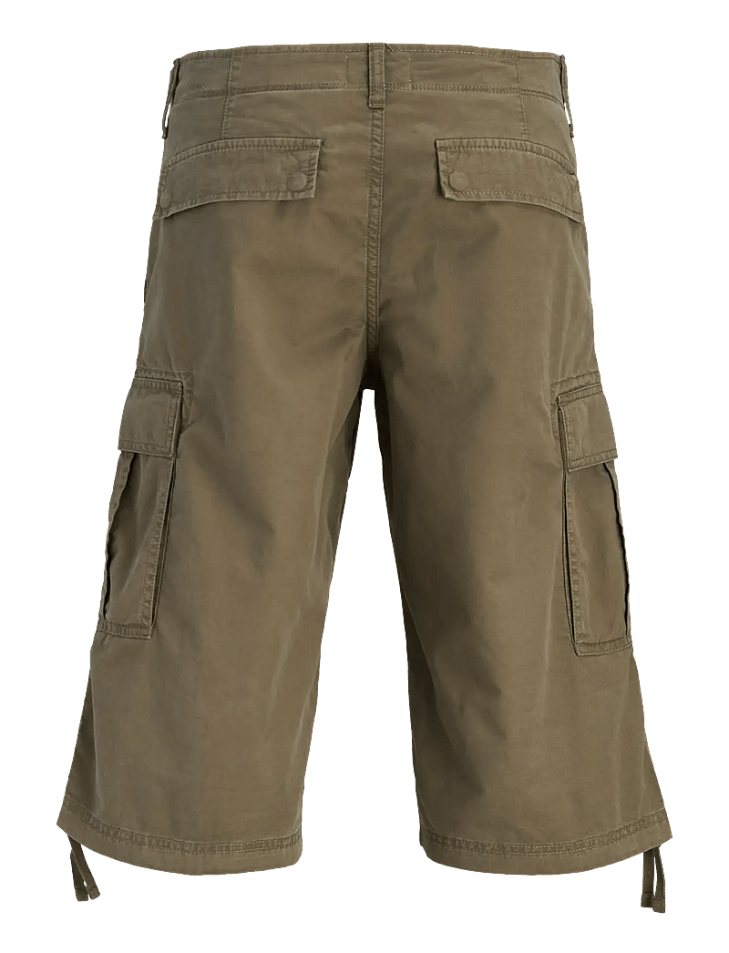 Jack & Jones - JPSTKARL FRANK CARGO LONG SHORTS XXLNG - cargo shorts - olive night - 1