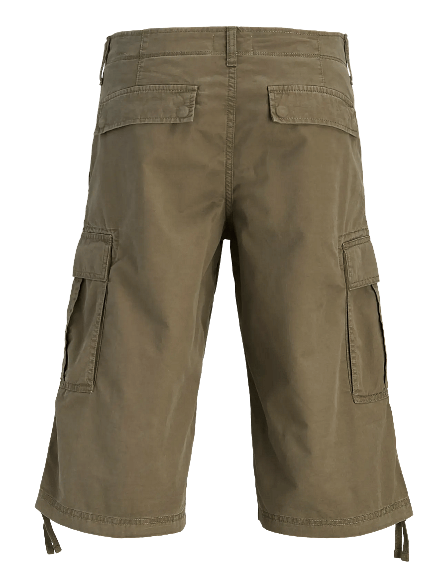 Jack & Jones - JPSTKARL FRANK CARGO LONG SHORTS XXLNG - cargo-stuttbuxur - olive night - 1