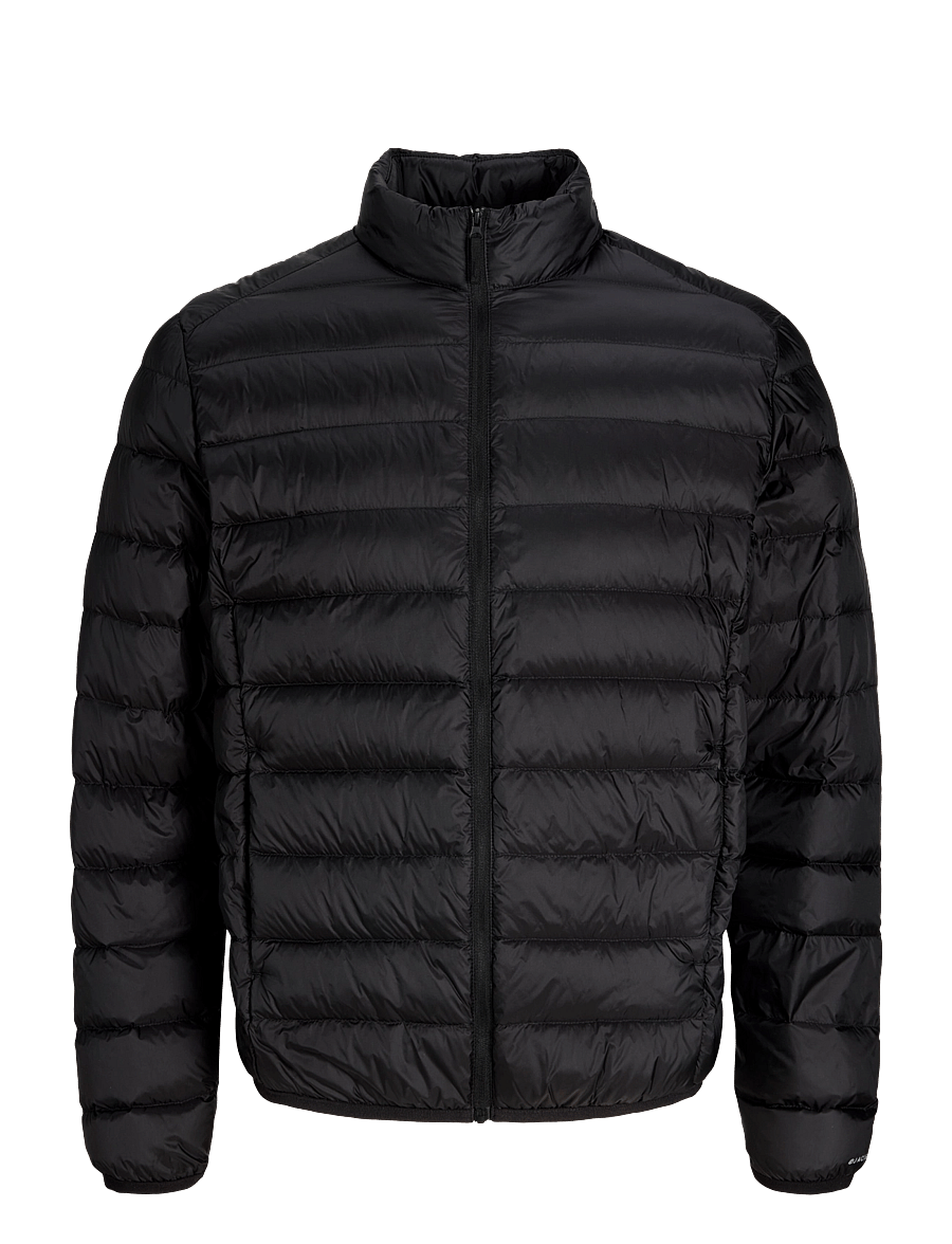 Jack & Jones - JJEBERG LIGHT DOWN COLLAR PUFFER NOOS - forårsjakker - black - 0