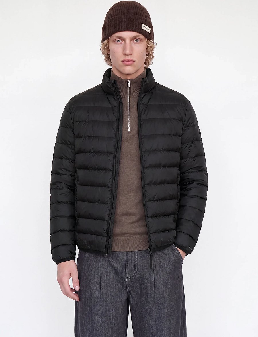 Jack & Jones - JJEBERG LIGHT DOWN COLLAR PUFFER NOOS - herbstjacken - black - 0