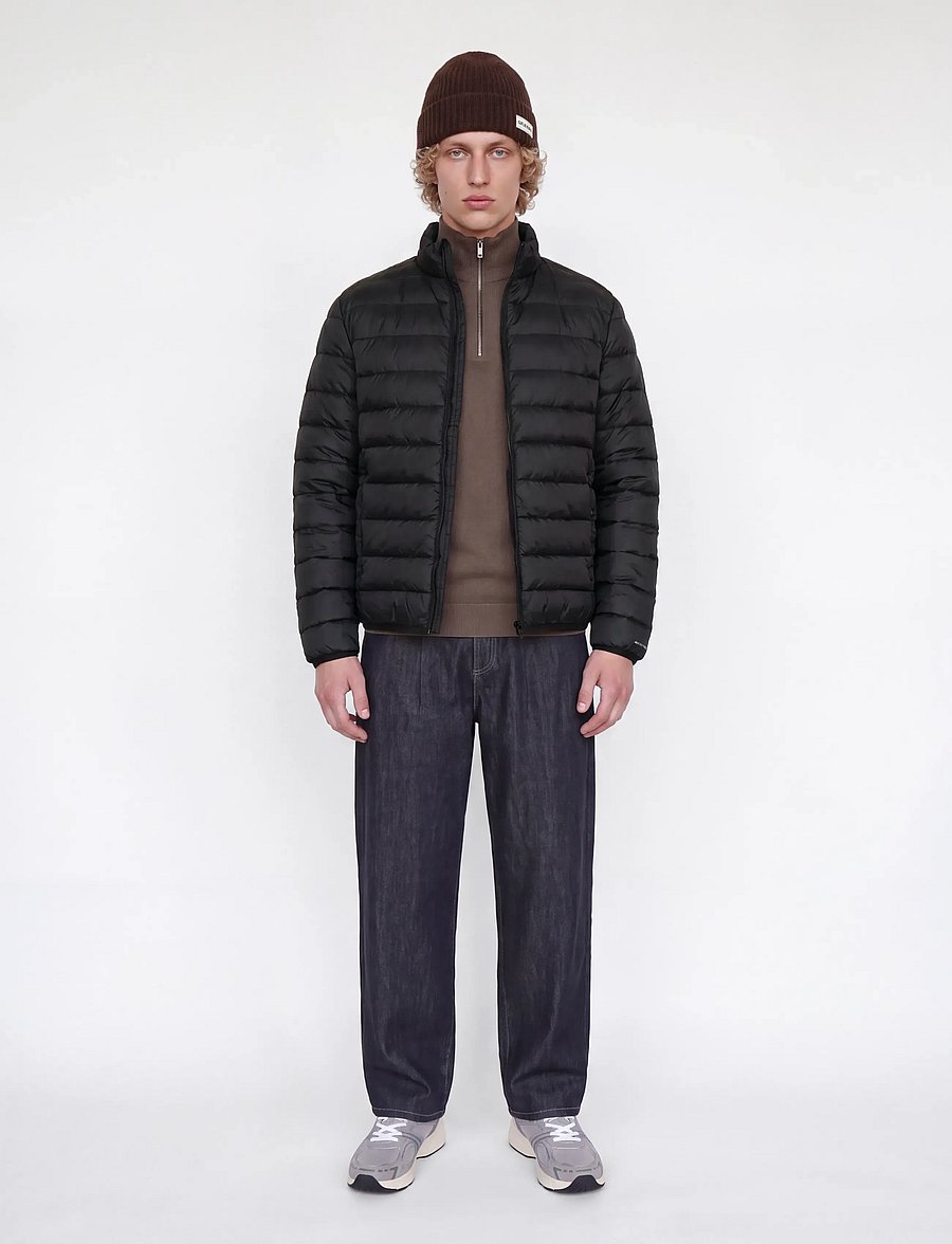 Jack & Jones - JJEBERG LIGHT DOWN COLLAR PUFFER NOOS - herbstjacken - black - 3