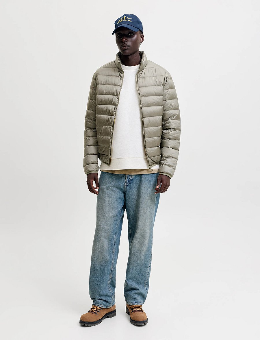Jack & Jones - JJEBERG LIGHT DOWN COLLAR PUFFER NOOS - vetiver - 3